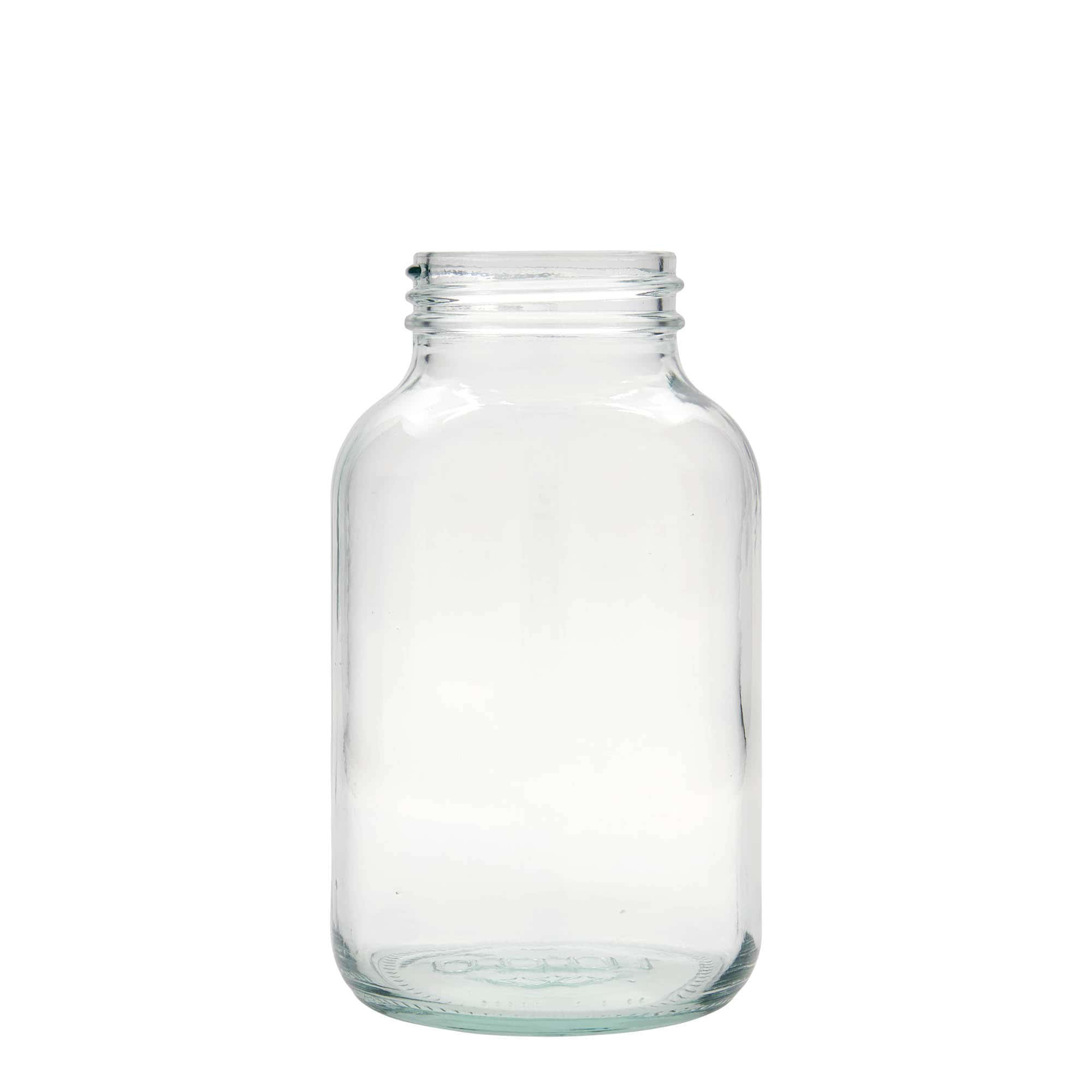 Pot met brede hals, 1000 ml, monding: DIN 68