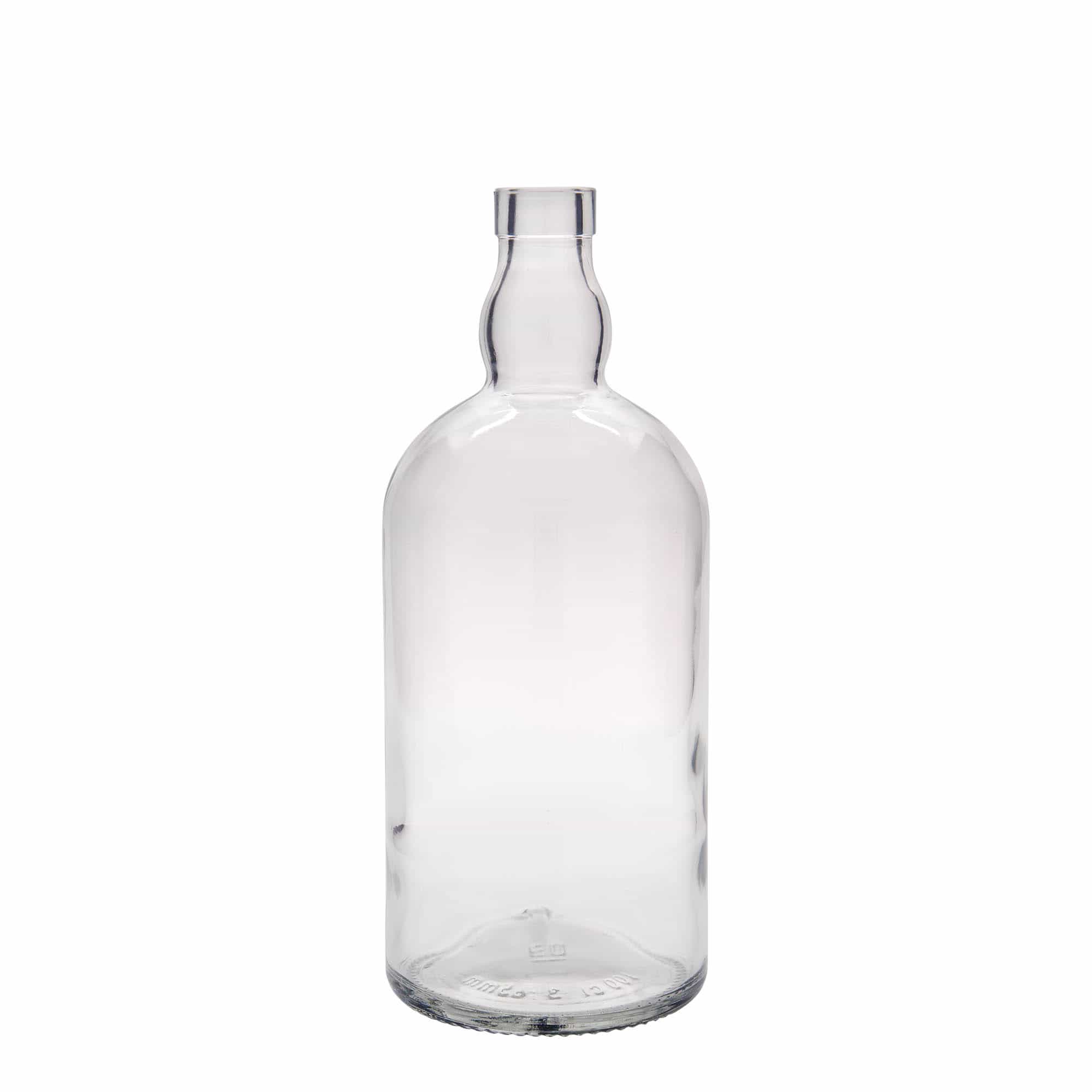 Glazen fles 'Aberdeen', 1000 ml, monding: kurk