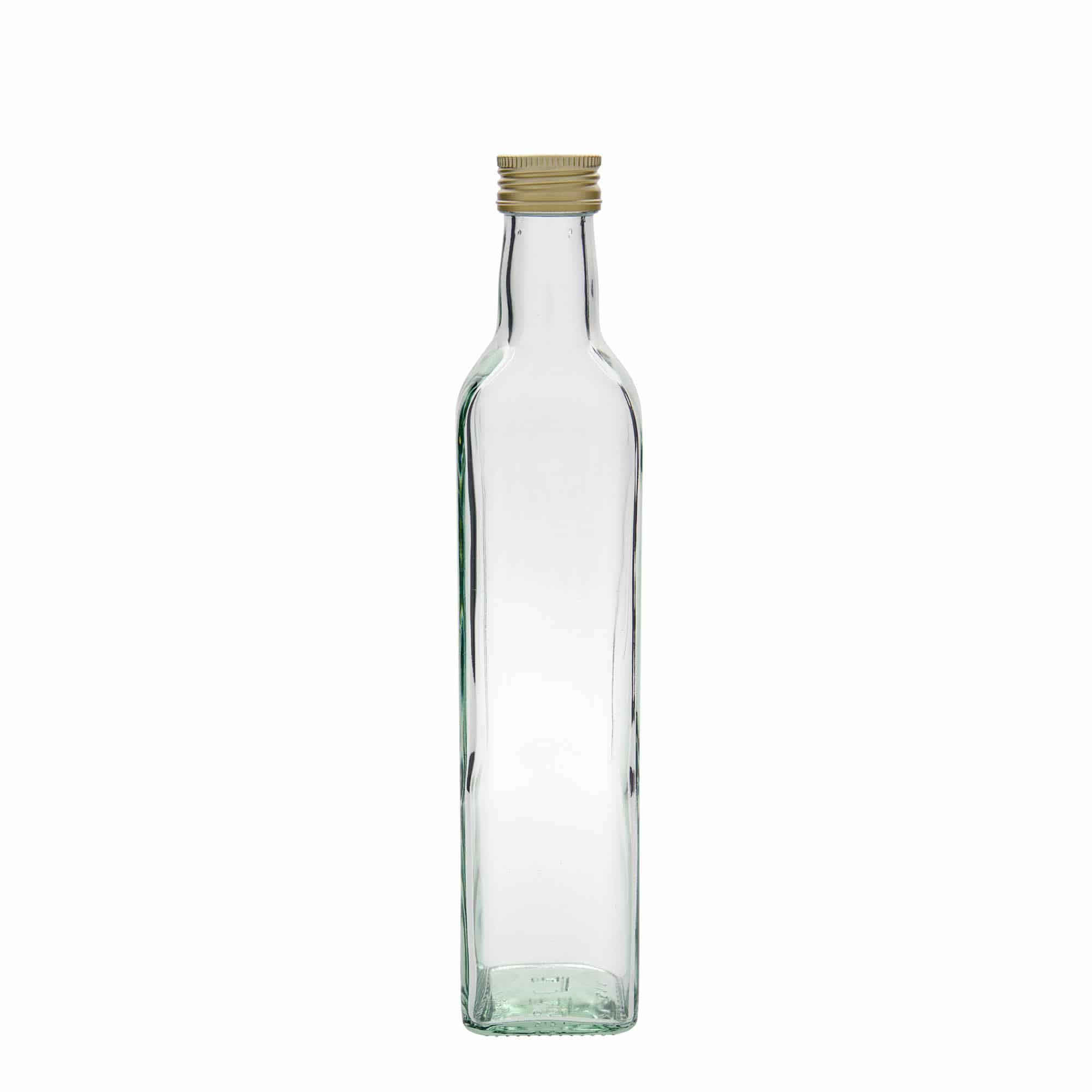 Glazen fles 'Marasca', 500 ml, vierkant, monding: PP 31,5