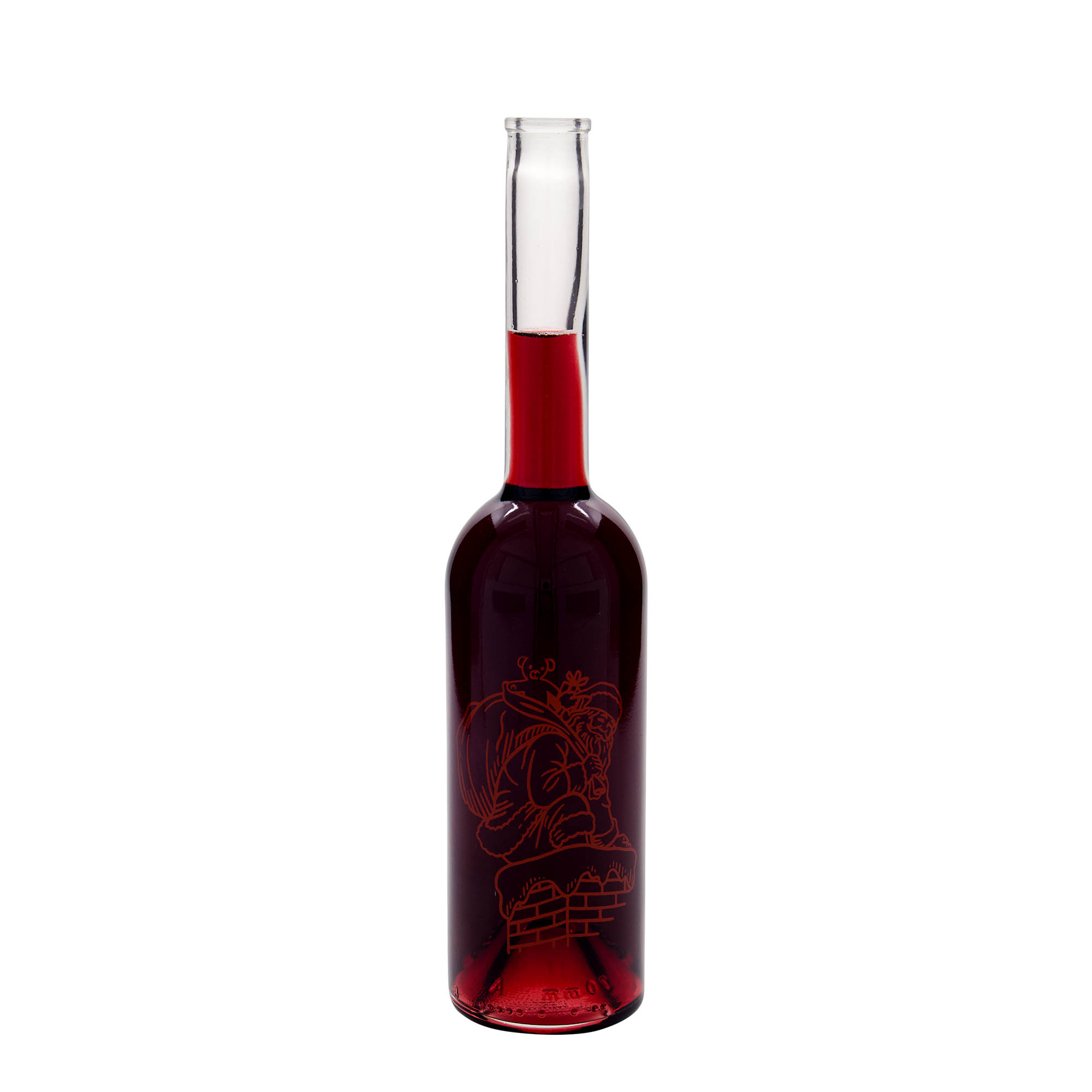 Bouteille en verre 500 ml 'Opera', motif : cadeaux, bouchage: bouchon