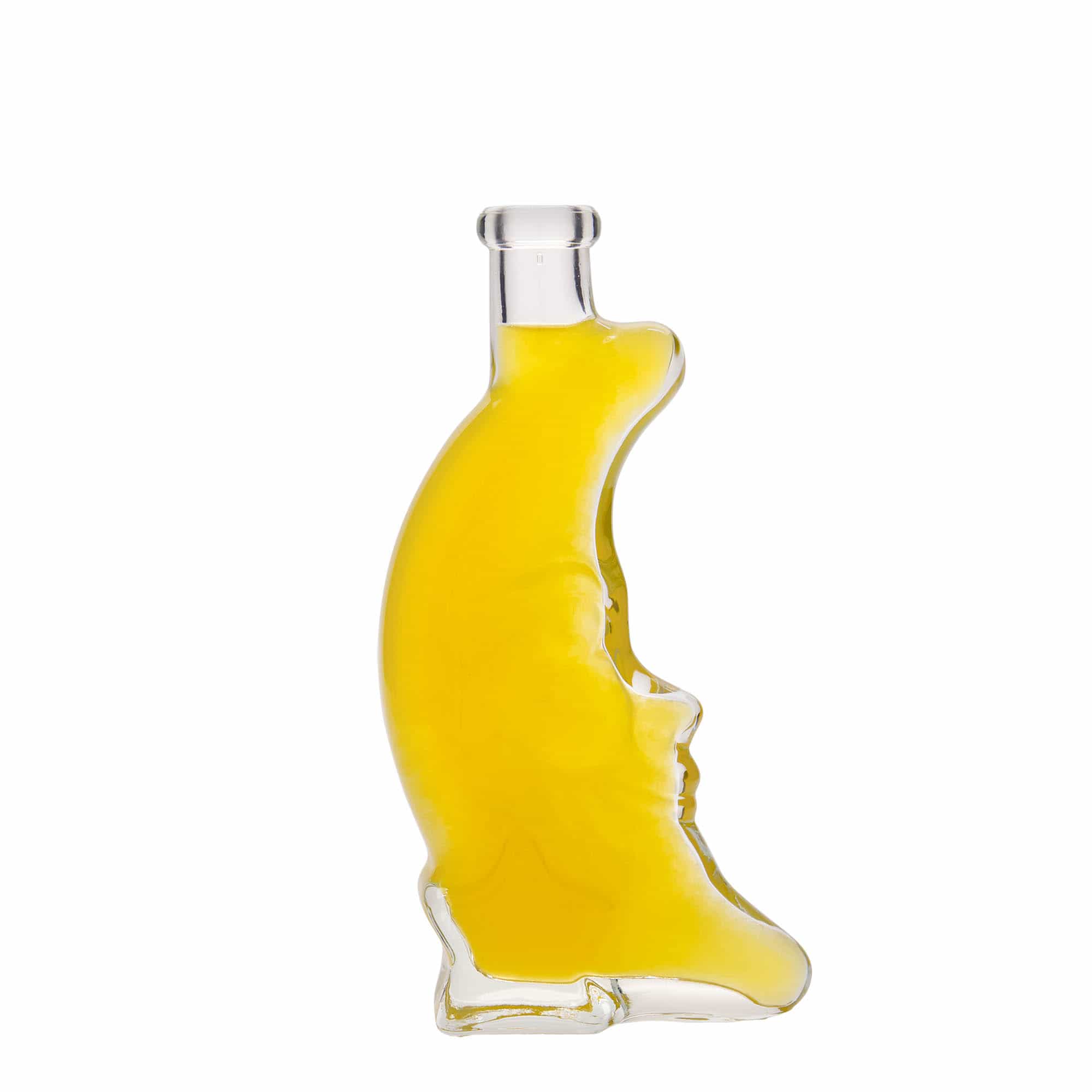 Bouteille en verre 200 ml 'Lune', bouchage: bouchon