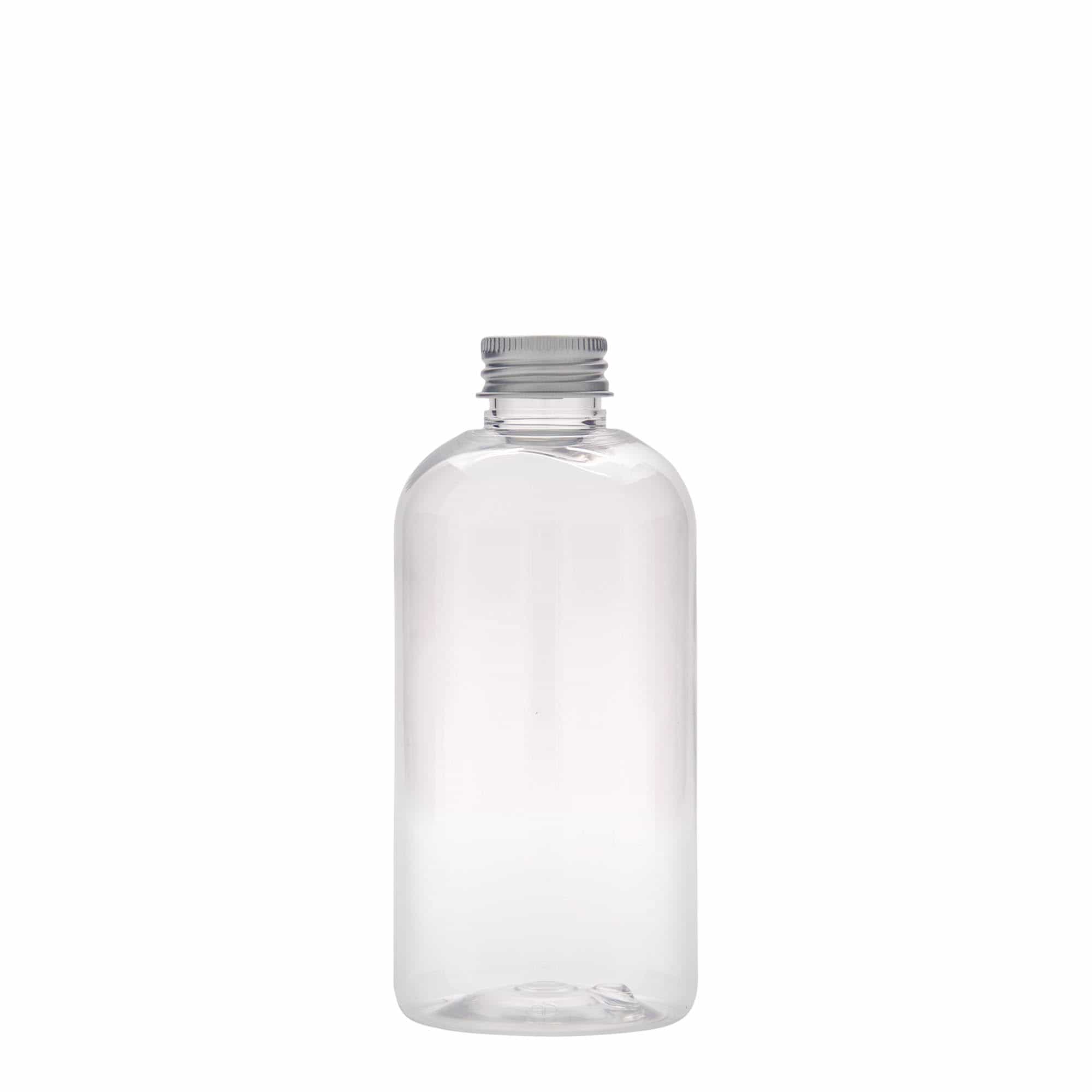 Bouteille en PET 250 ml 'Boston', plastique, bouchage: GPI 24/410