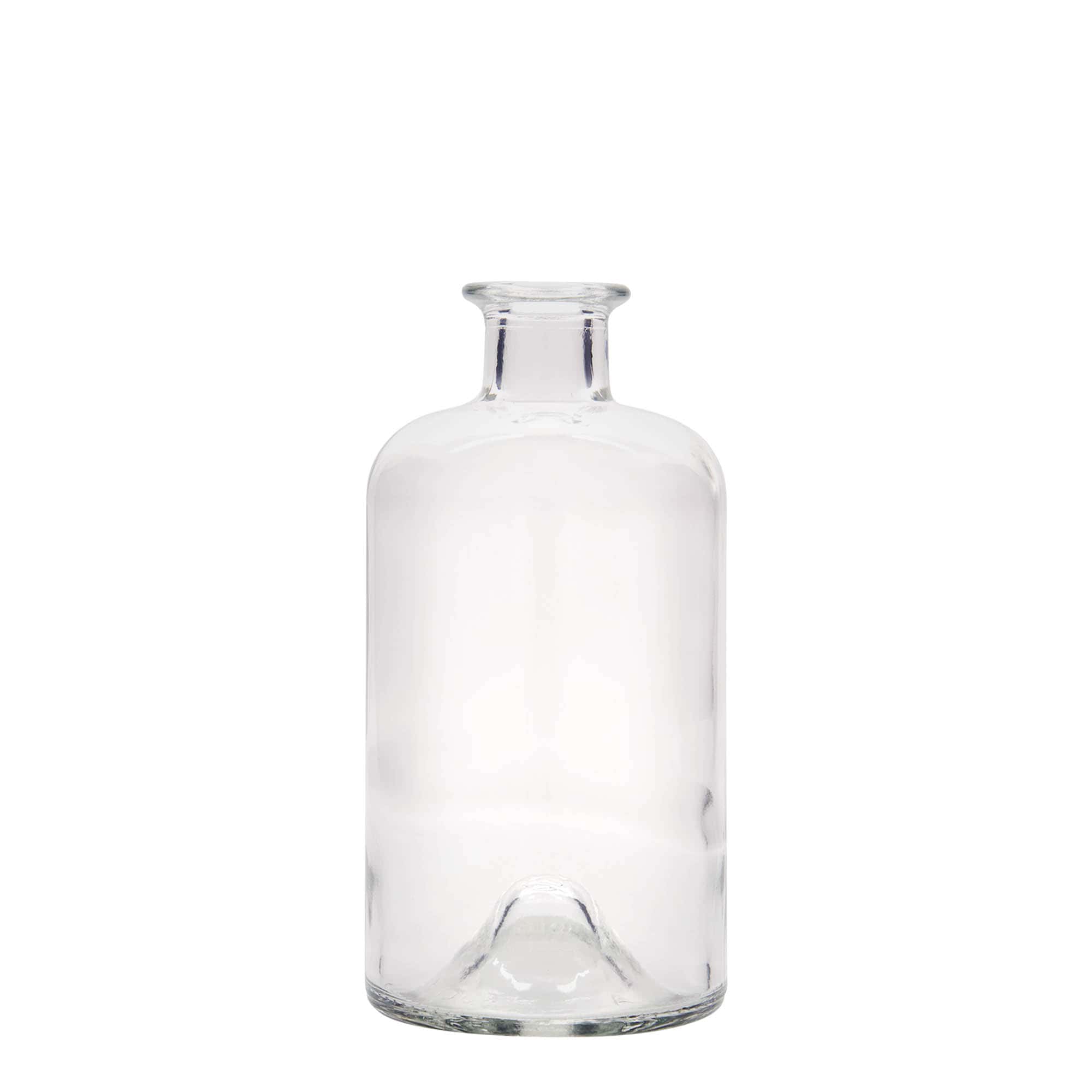 Glazen fles Apotheker 'Doktor', 500 ml, monding: kurk