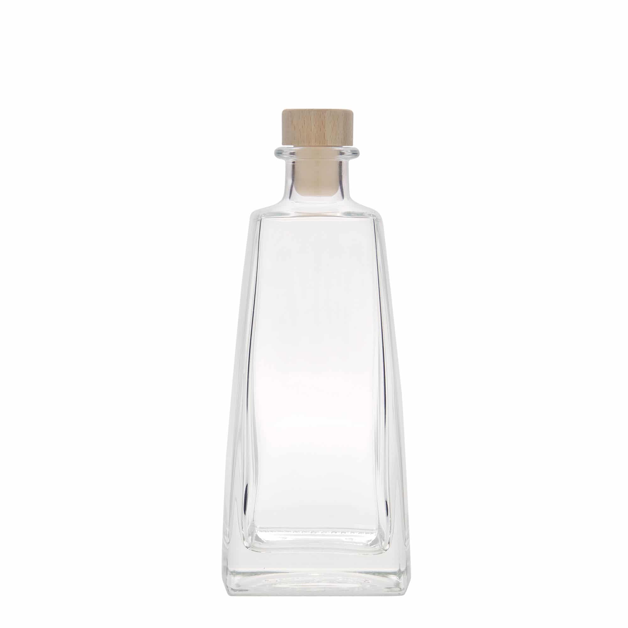 Bouteille en verre 350 ml 'Timmy', rectangulaire, bouchage: bouchon