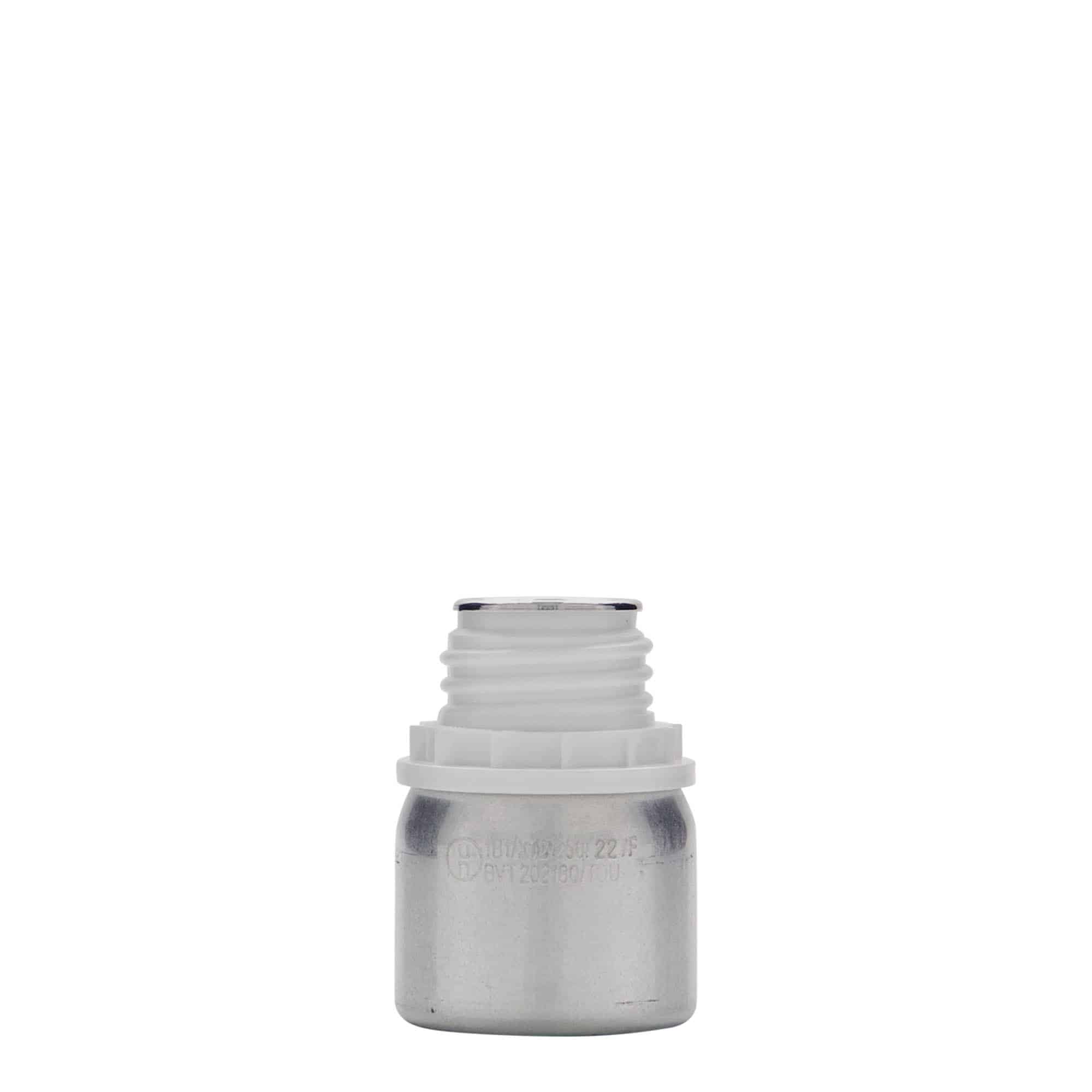 Bouteille en aluminium 50 ml, métal, argenté, bouchage: DIN 32