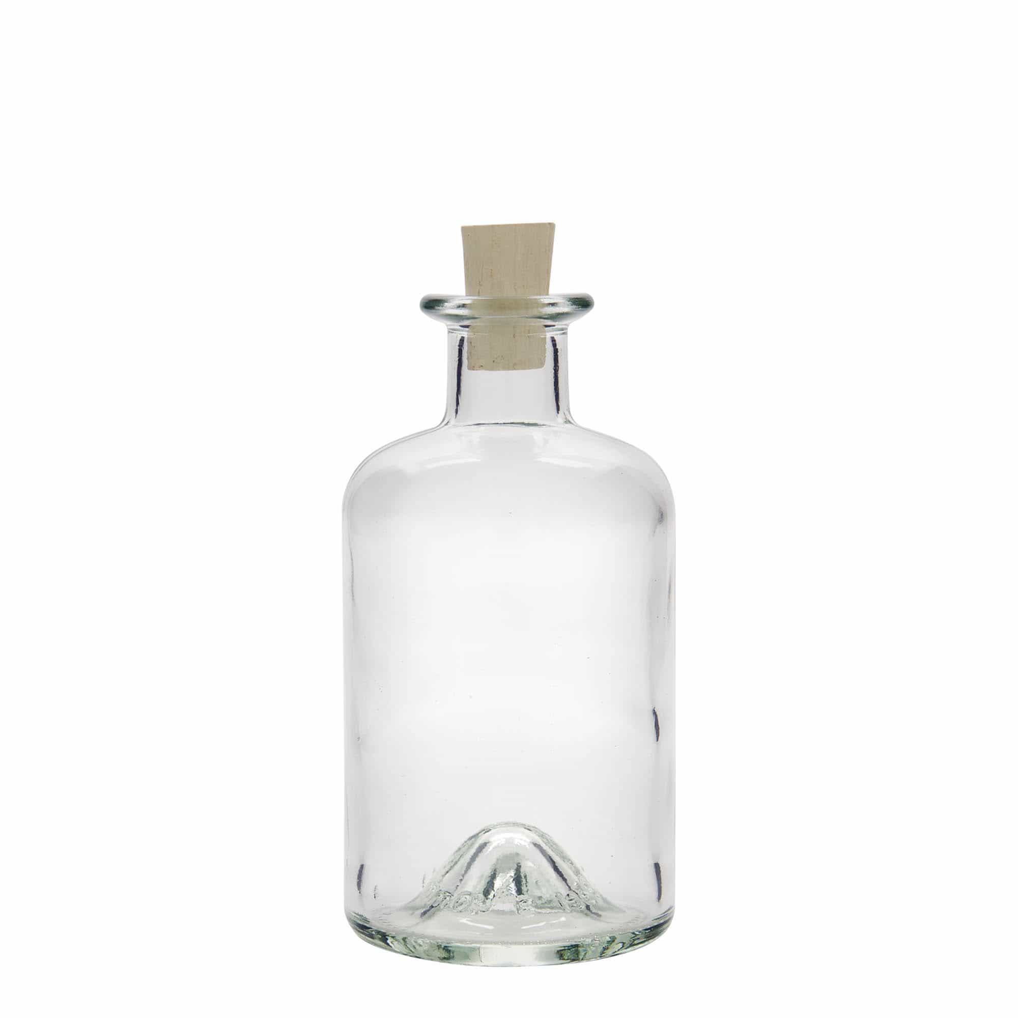 Bouteille en verre apothicaire 350 ml, bouchage: bouchon