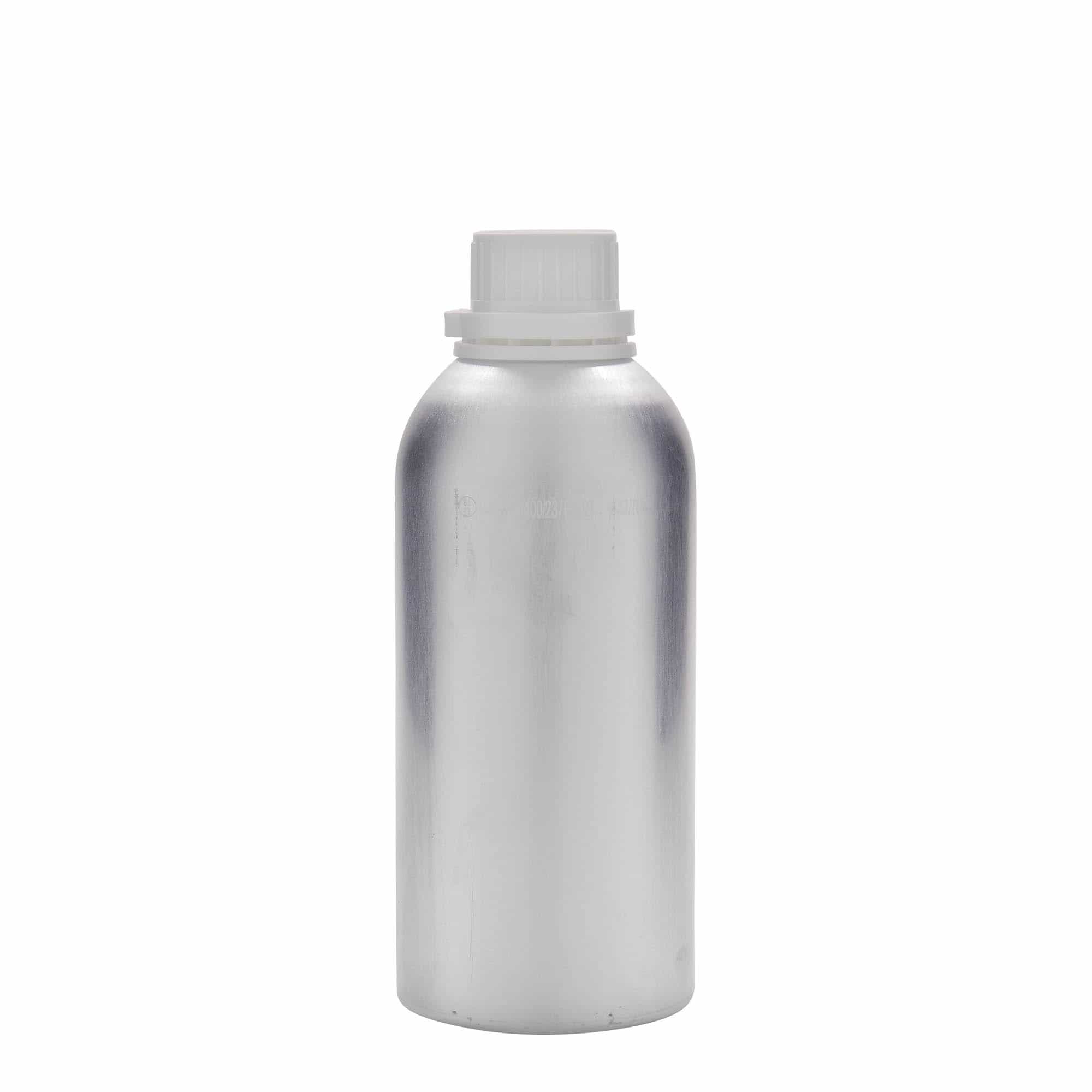 Aluminium fles, 625 ml, metaal, zilver, monding: DIN 32