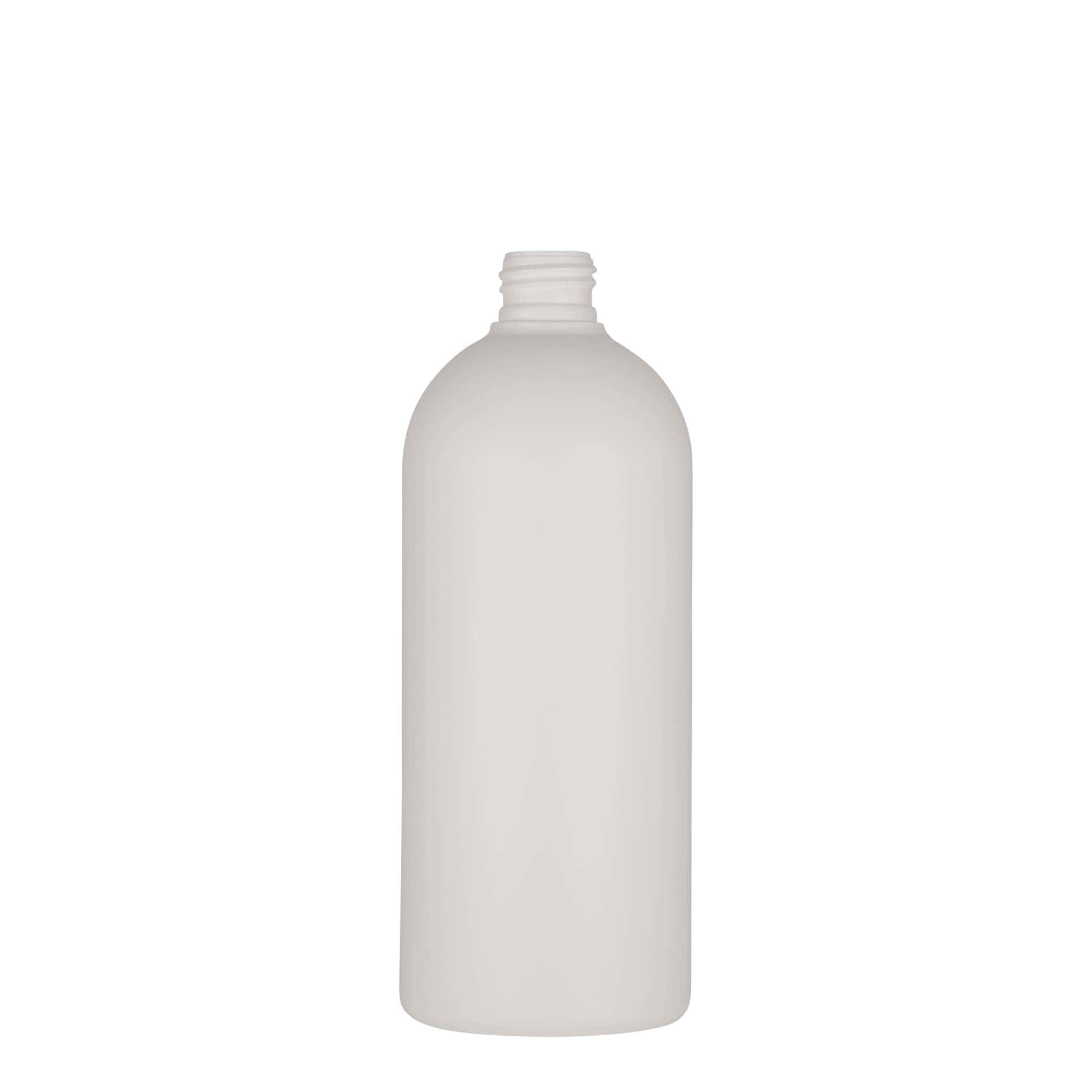 Plastic fles 'Tuffy', 500 ml, HDPE, wit, monding: GPI 24/410