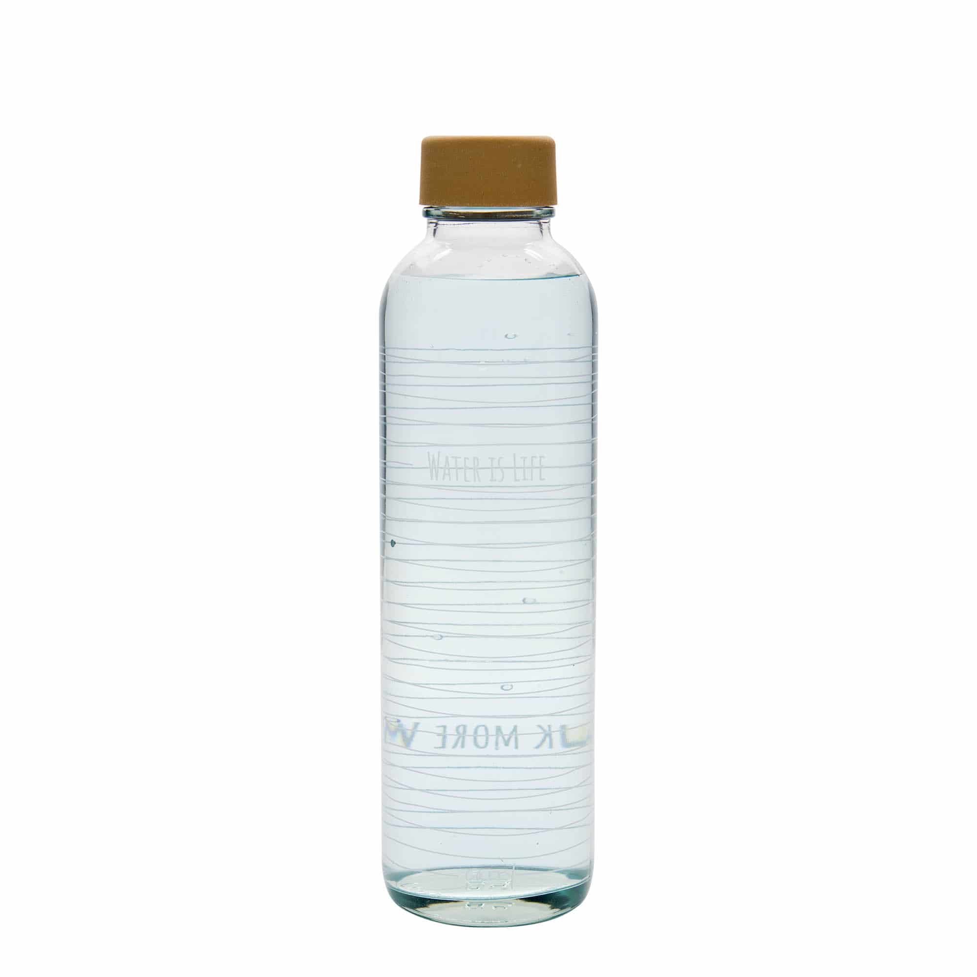 Gourde 700 ml 'CARRY Bottle', motif : Water is Life, bouchage: Bougage à vis