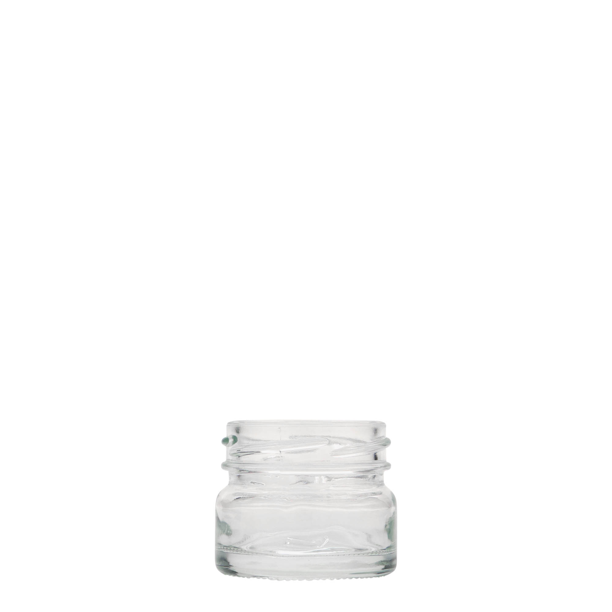 Vlakke ronde pot, 30 ml, monding: twist-off (TO 43)