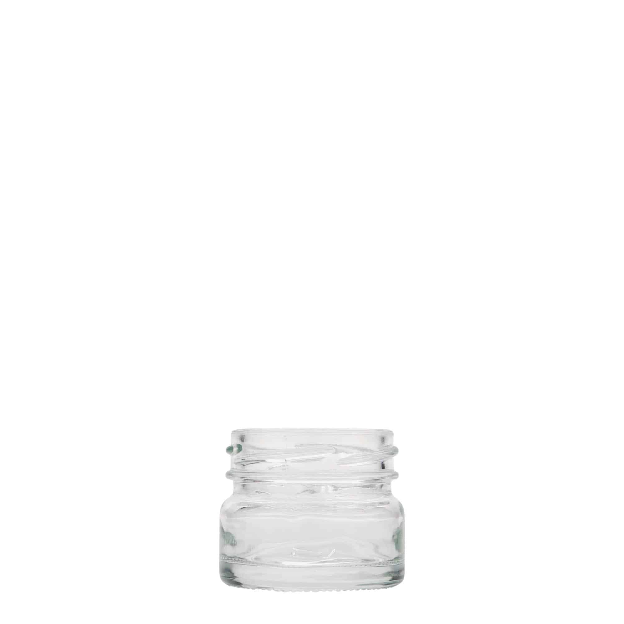 Vlakke ronde pot, 30 ml, monding: twist-off (TO 43)