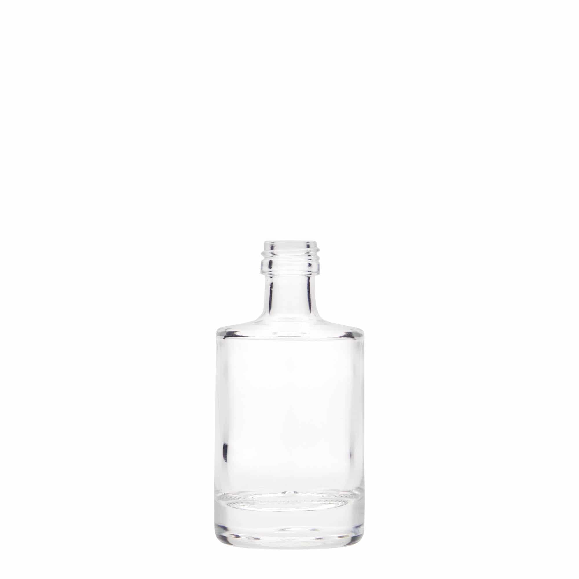 Bouteille en verre 50 ml 'Aventura', bouchage: PP 18