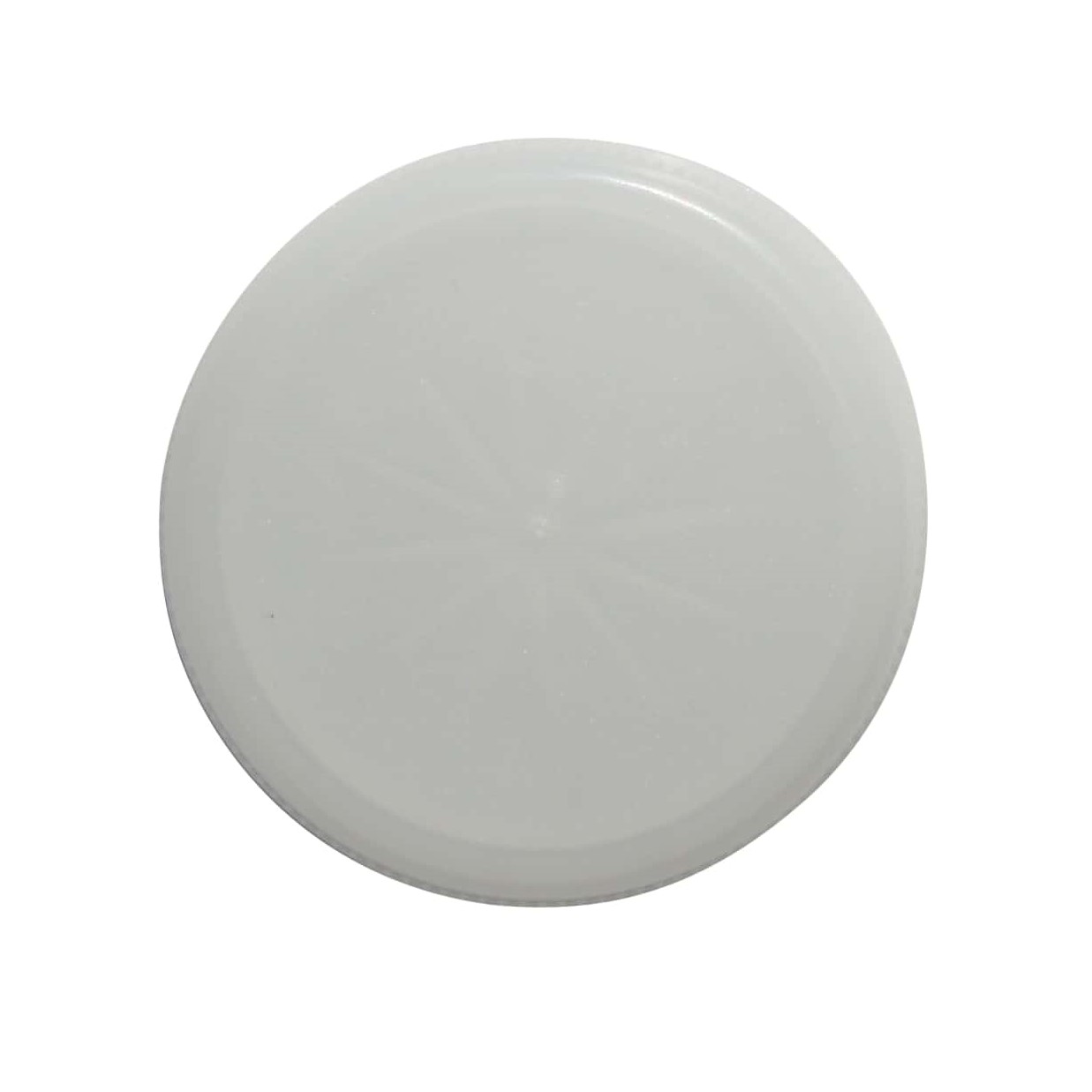 Bougage à vis avec filetage à double départ, plastique PE, blanc, pour bouchage: PET 38 mm