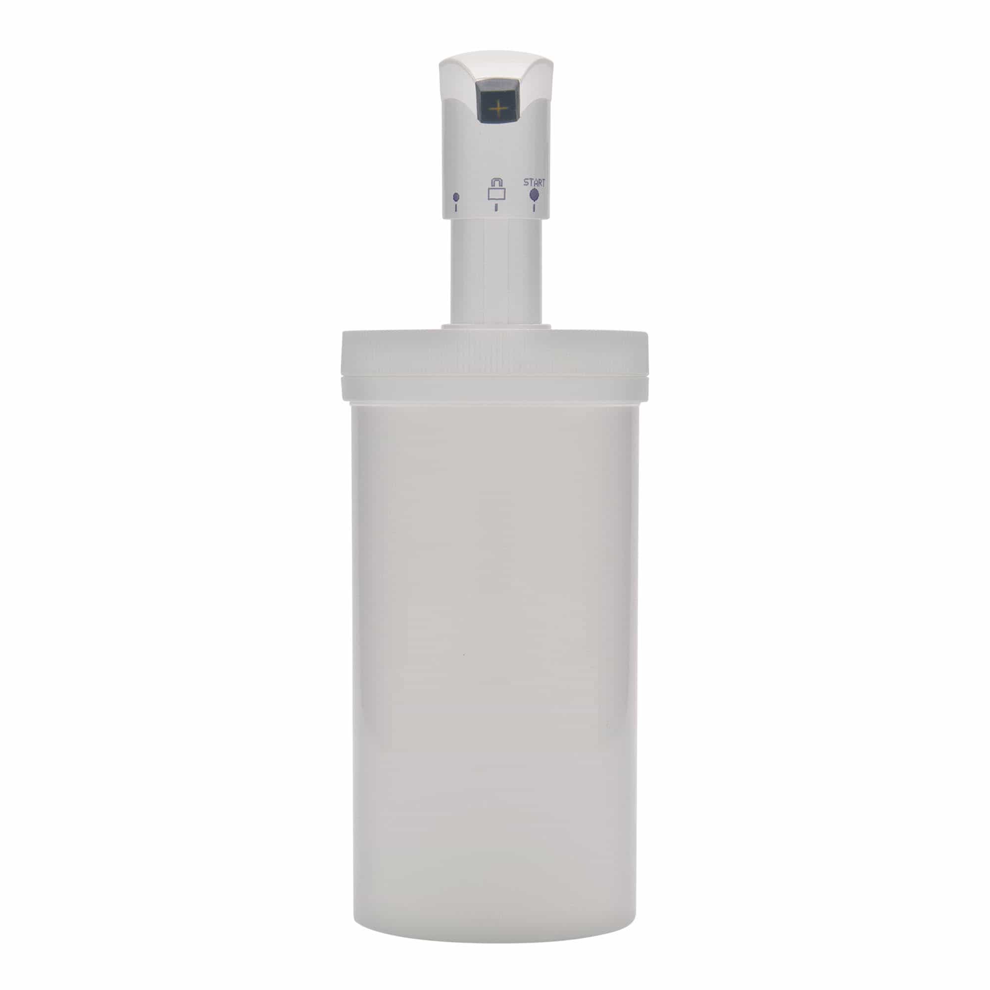 Flacon distributeur 655 ml 'Securibox', plastique PP, blanc, bouchage: Bougage à vis