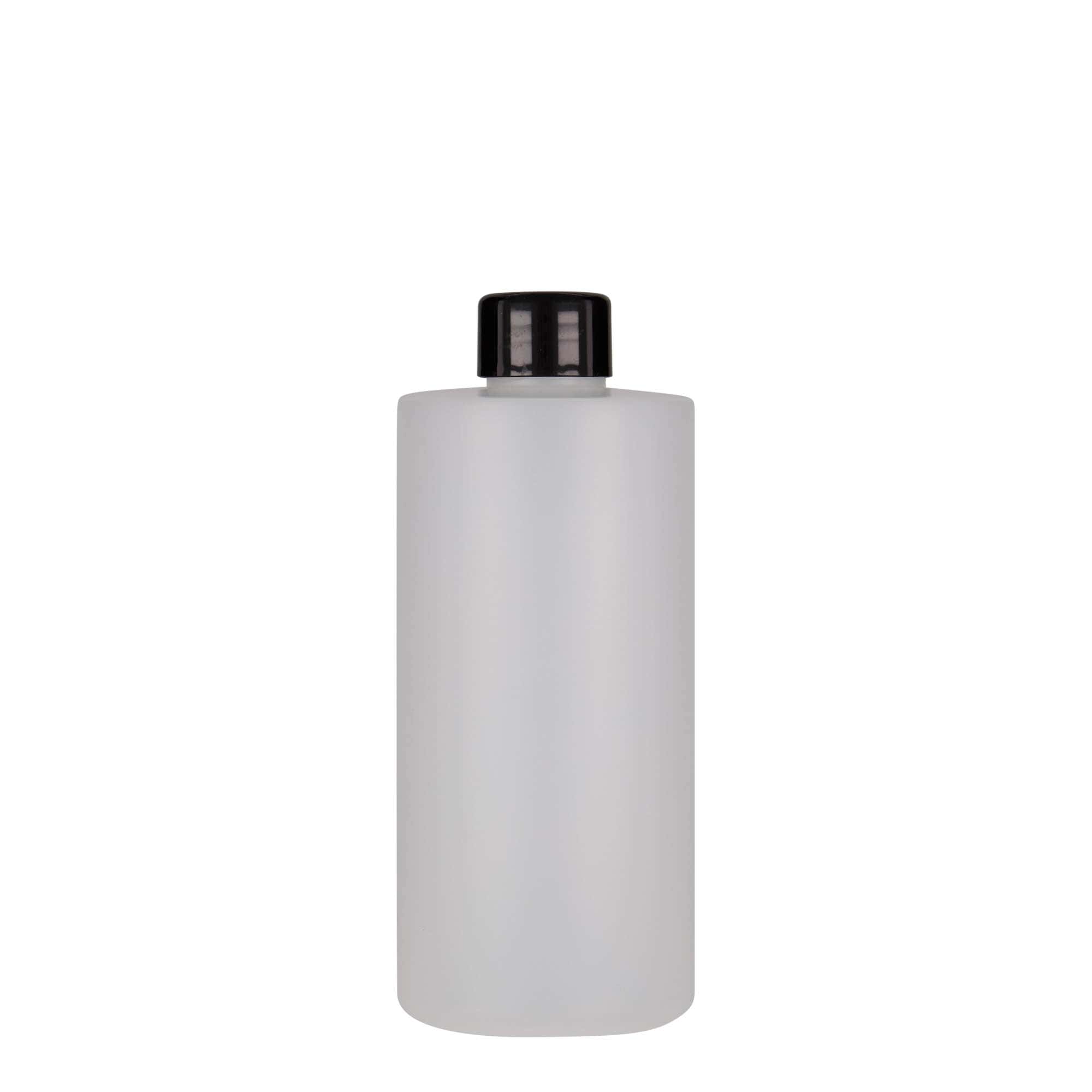 Bouteille en plastique 300 ml 'Pipe', PEHD, blanche, bouchage: GPI 24/410