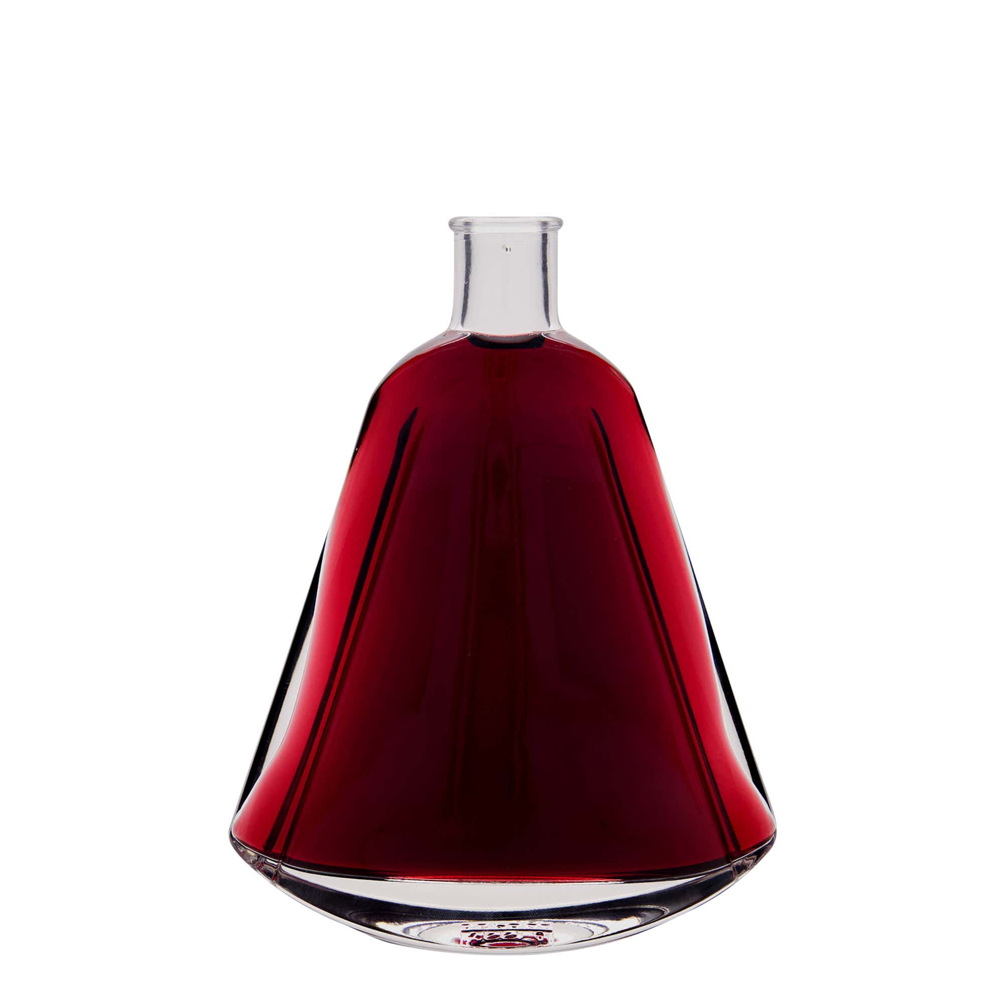 Bouteille en verre 350 ml 'Maurizio', ovale, bouchage: bouchon