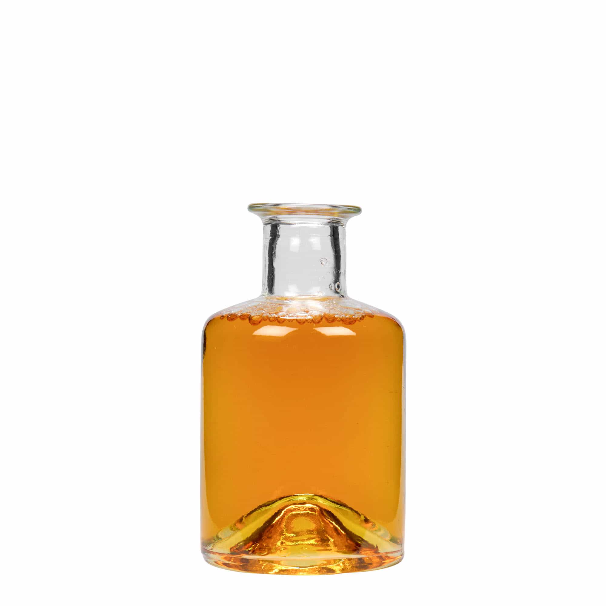 Bouteille en verre apothicaire 200 ml, bouchage: bouchon