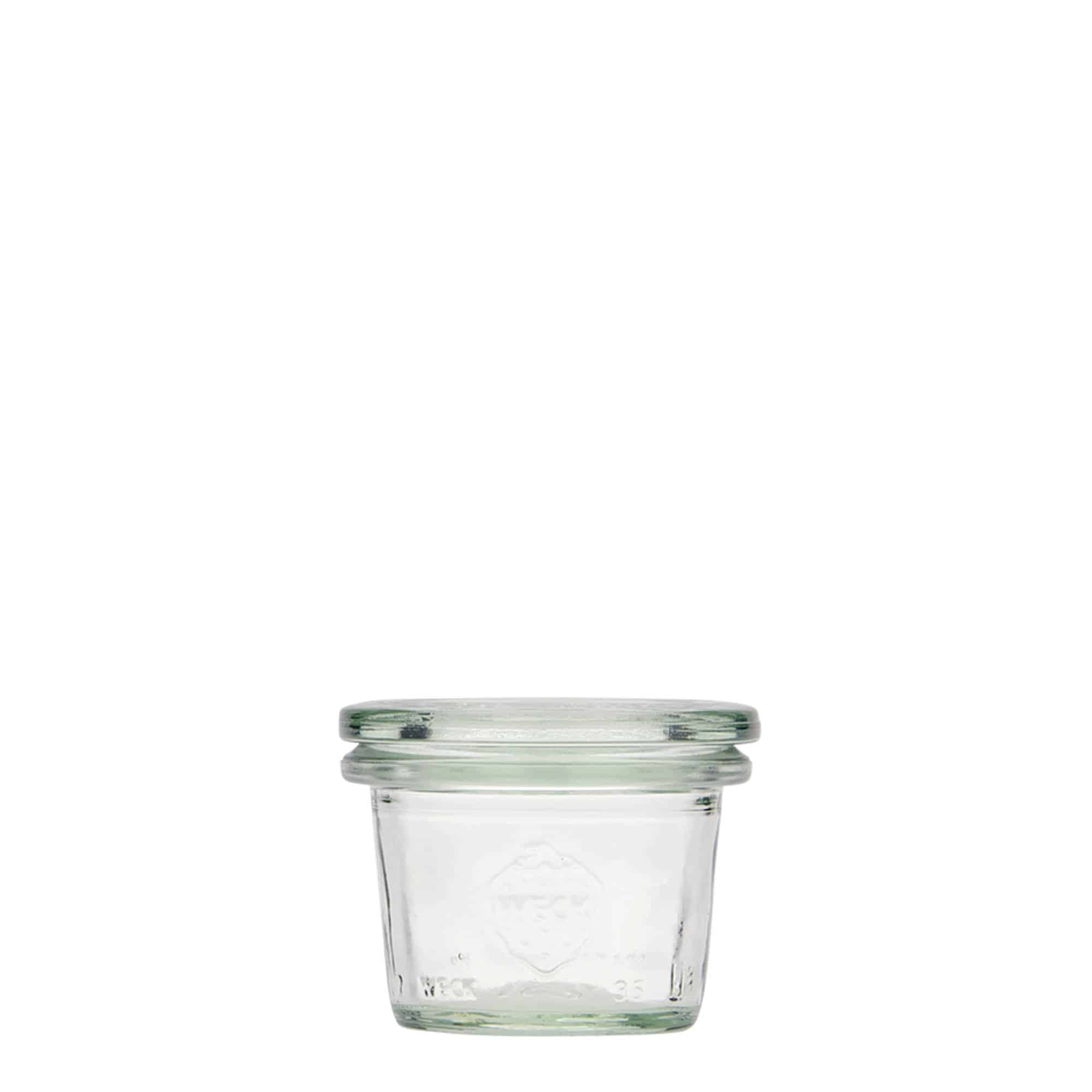 Verrine WECK 35 ml, bouchage: bords arrondis