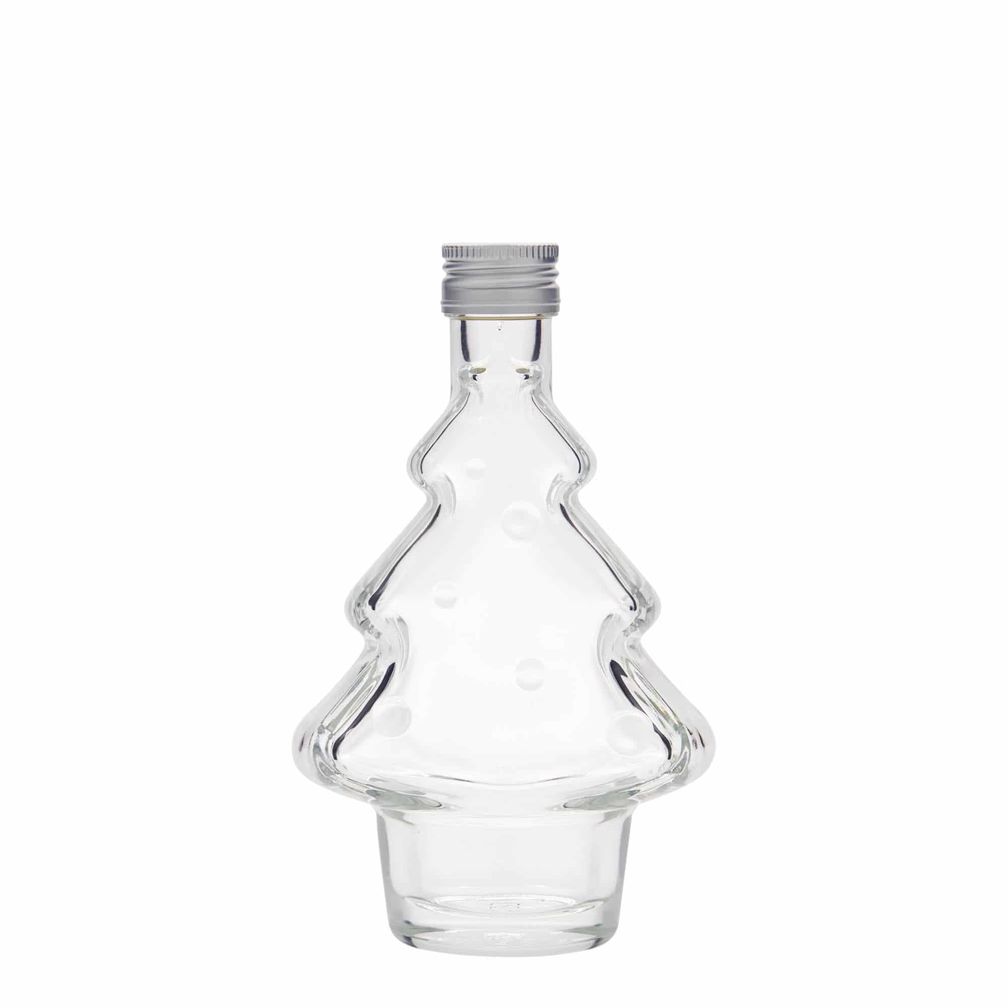 Bouteille en verre 200 ml 'Sapin', bouchage: PP 28