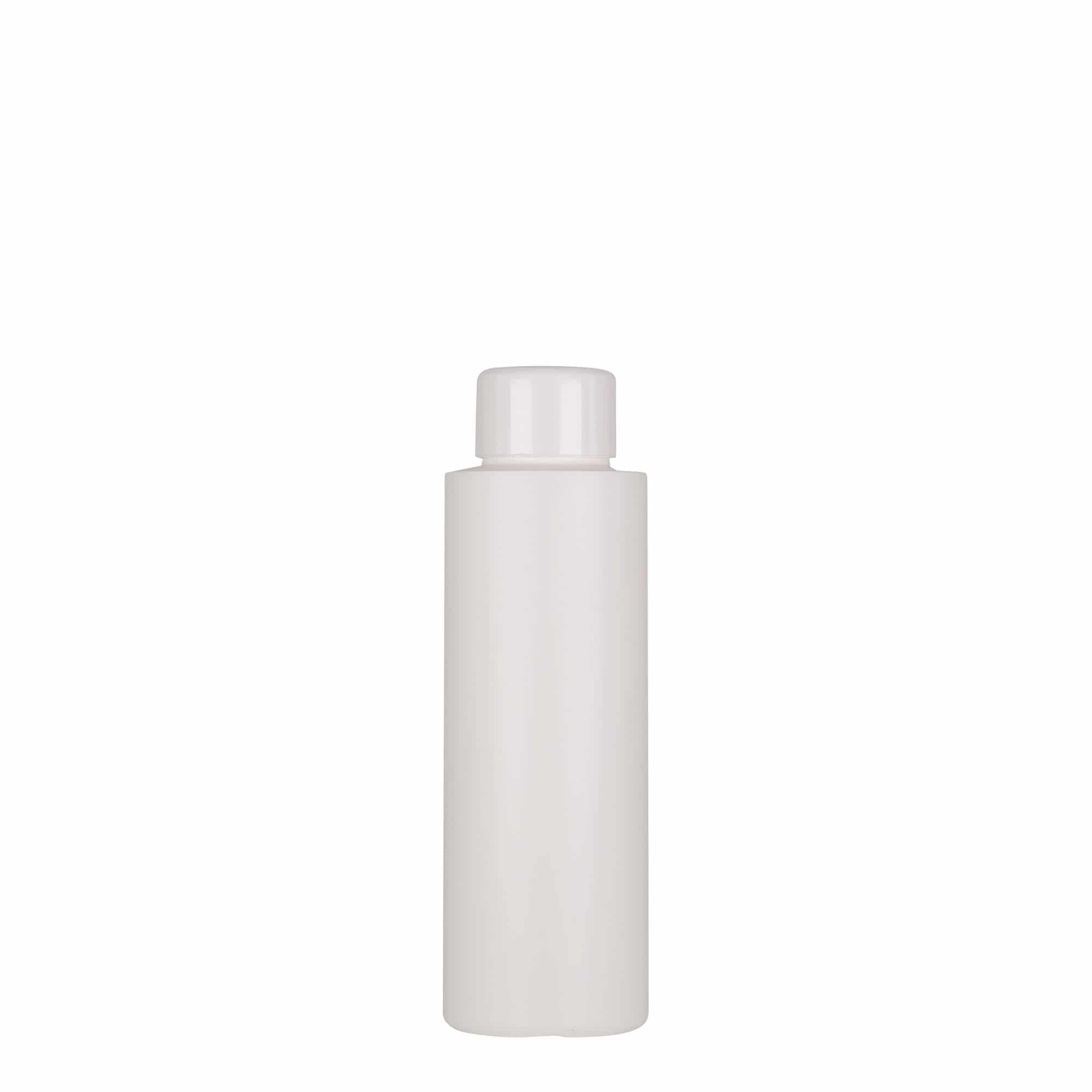 Bouteille en plastique 100 ml 'Pipe', Green PEHD, blanche, bouchage: GPI 24/410