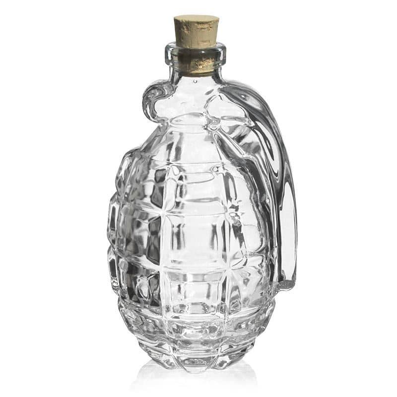 Bouteille en verre 200 ml 'Grenade', bouchage: bouchon