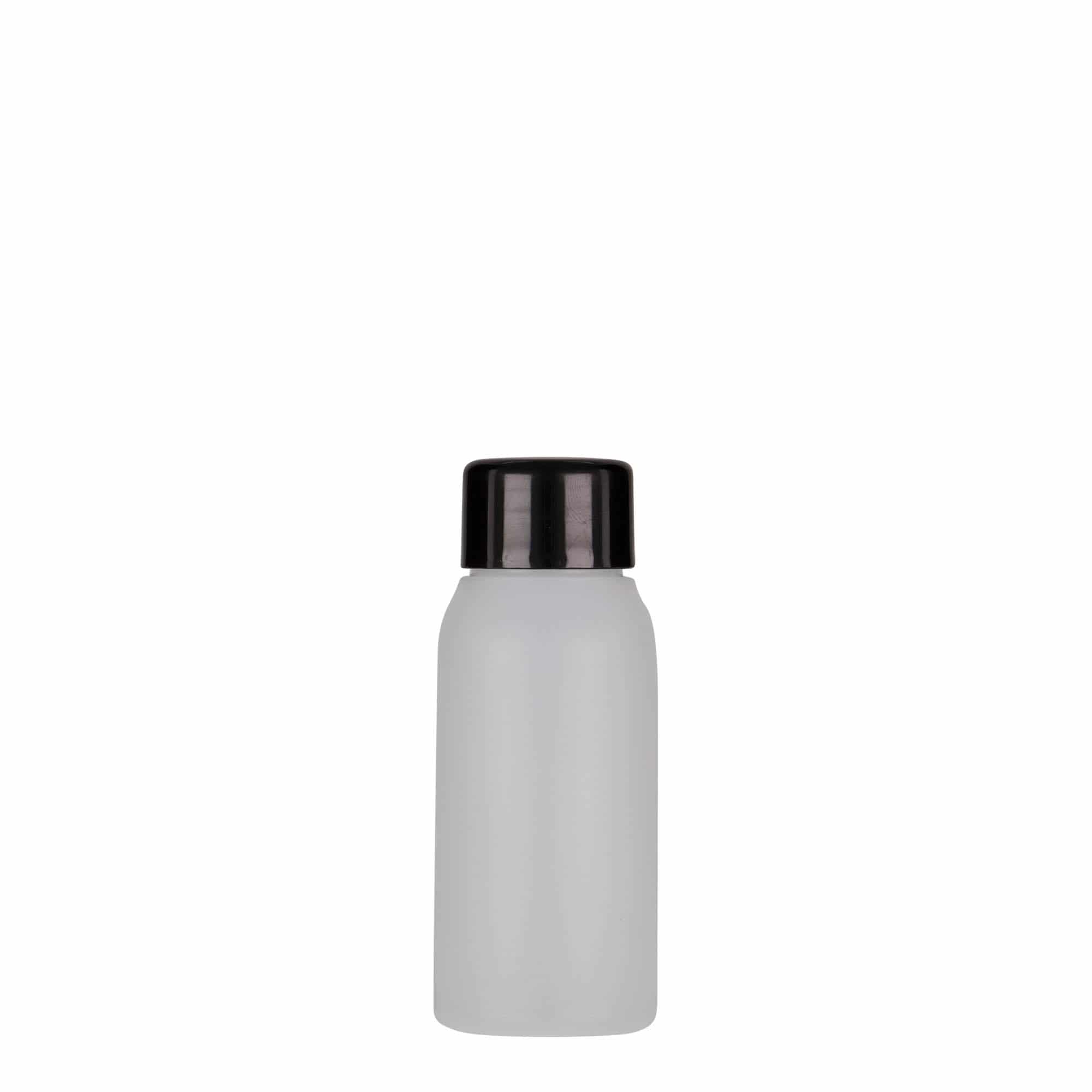 Plastic fles 'Tuffy', 50 ml, HDPE, naturel, monding: GPI 24/410