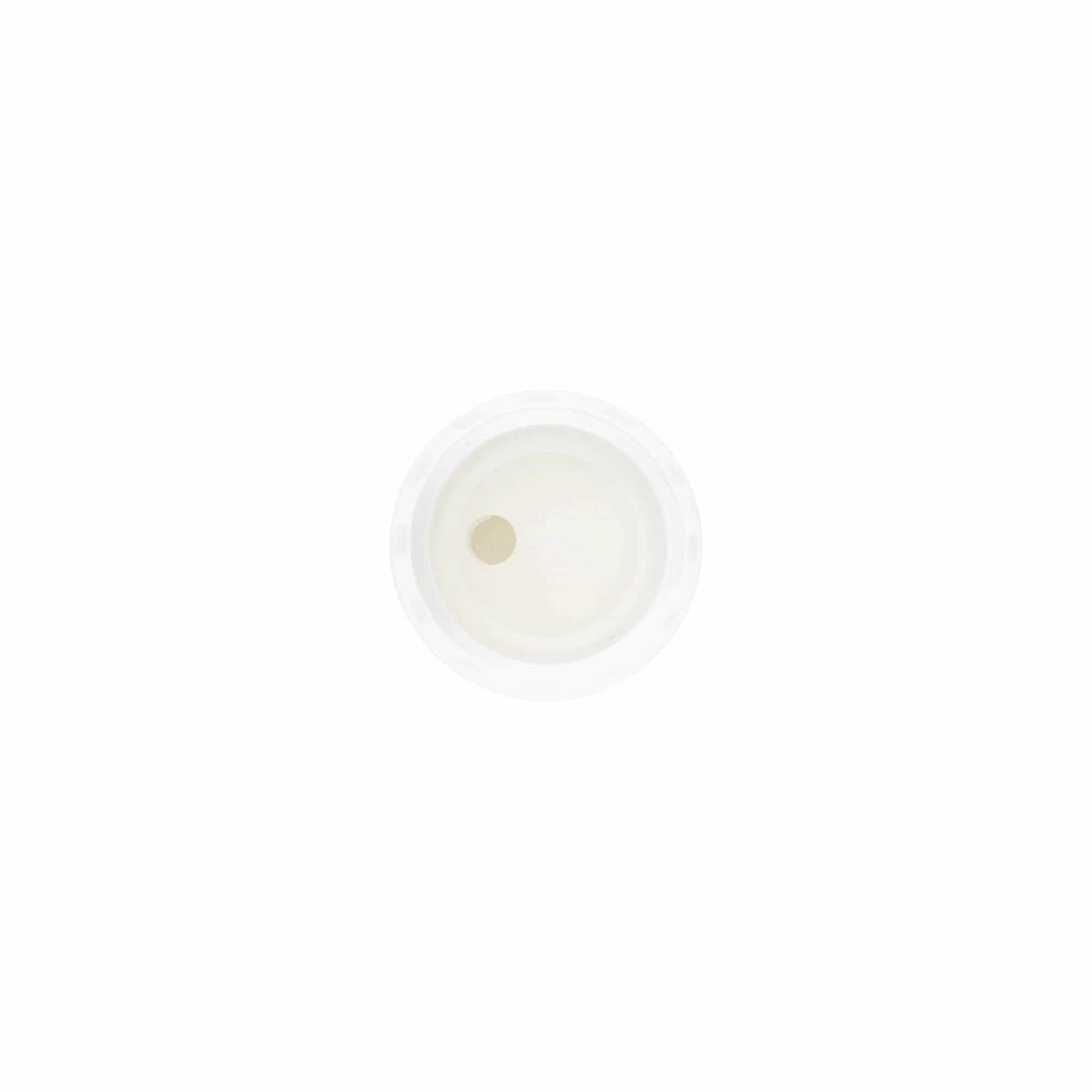 Bougage à vis Disc Top, plastique PP, blanc, pour bouchage: GPI 20/410