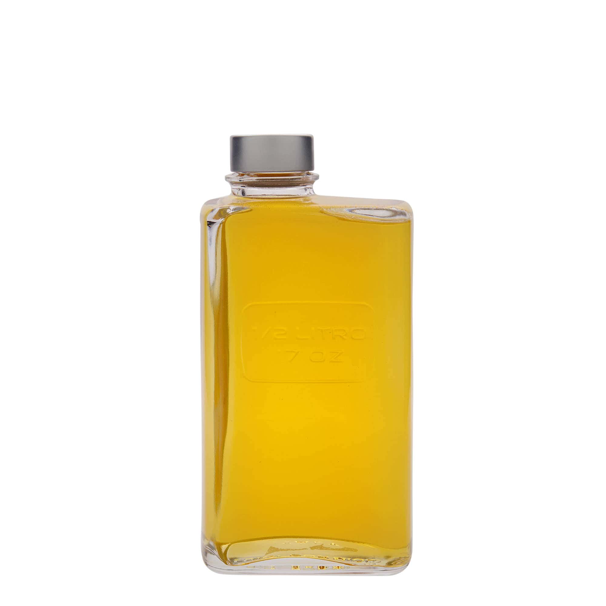 Bouteille en verre 500 ml 'Optima Lattina', rectangulaire, bouchage: Bougage à vis