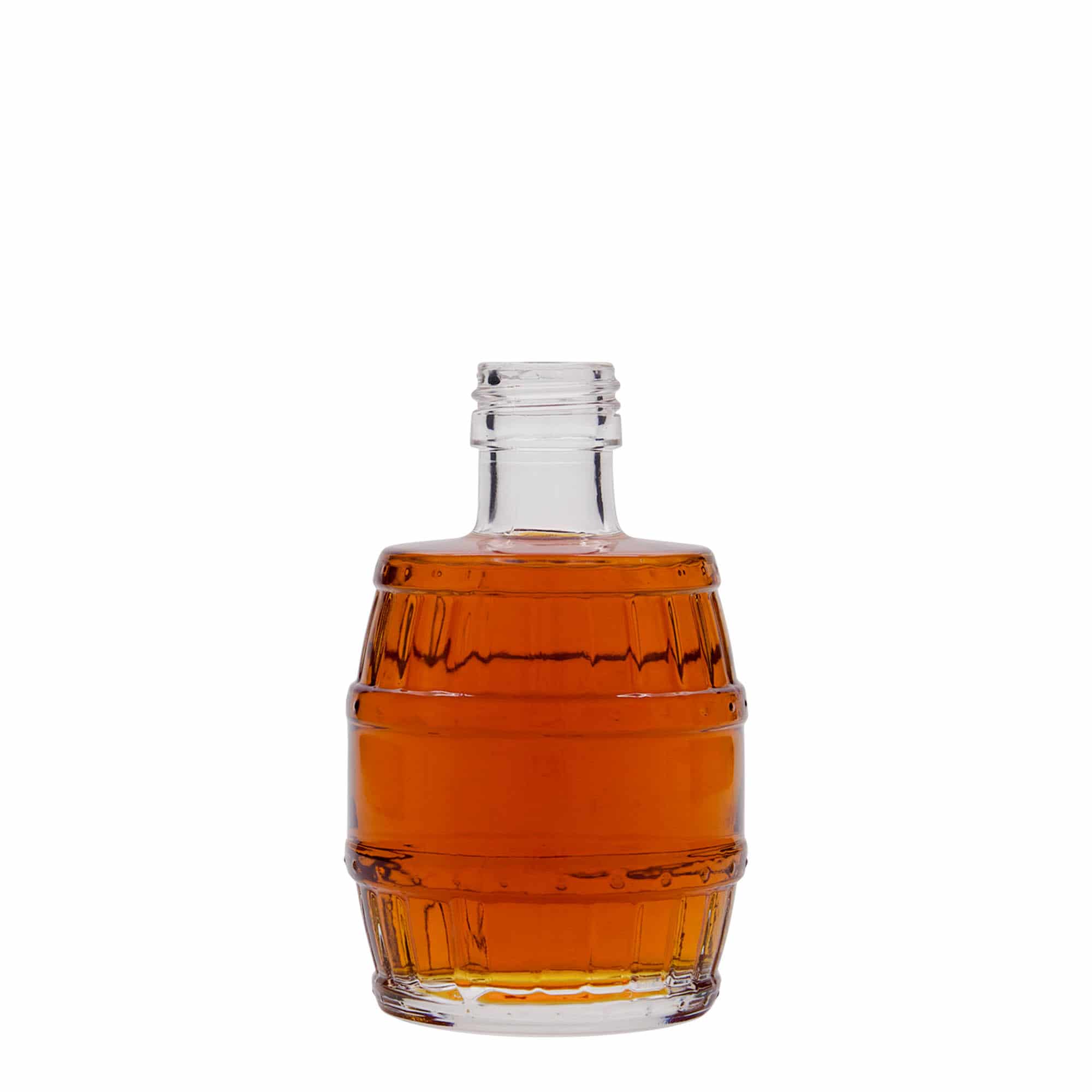 Bouteille en verre 200 ml 'Fut', bouchage: PP 28