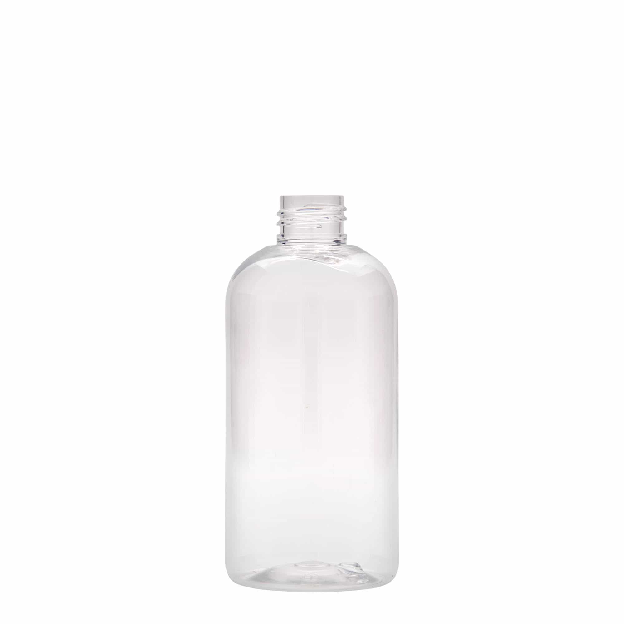 Bouteille en PET 250 ml 'Boston', plastique, bouchage: GPI 24/410