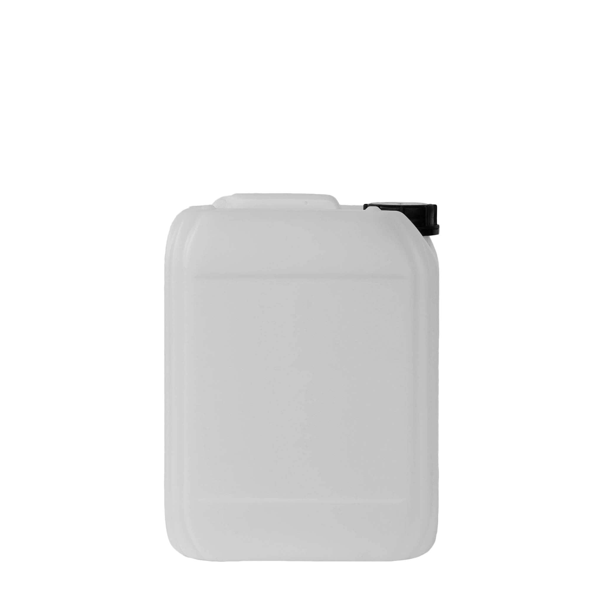 Bidon 10 l, rectangulaire, plastique PEHD, nature, bouchage: ND 55