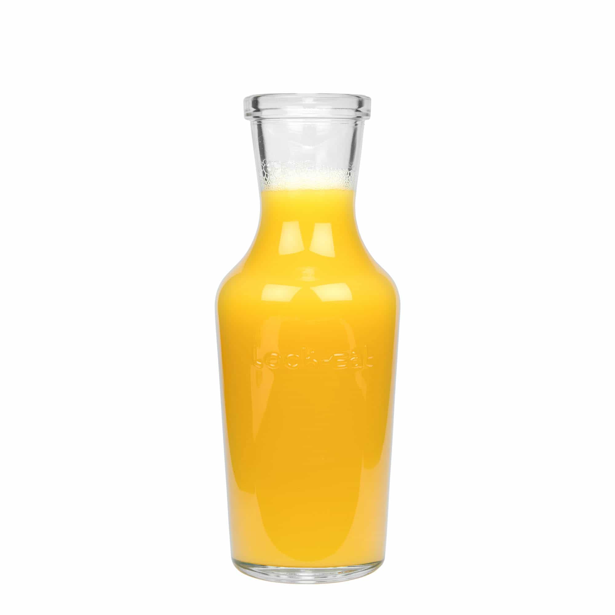 Carafe en verre 1 000 ml 'Lock-Eat', bouchage: bouchon mécanique