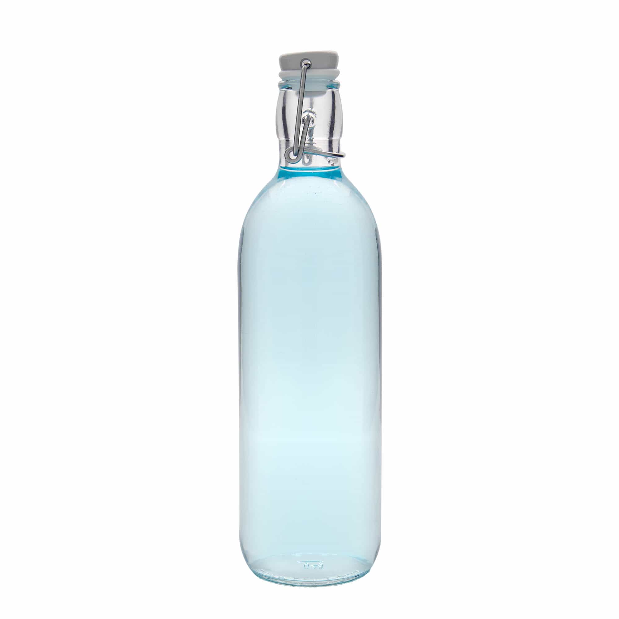 Glazen fles 'Emilia', 1000 ml, monding: beugelsluiting