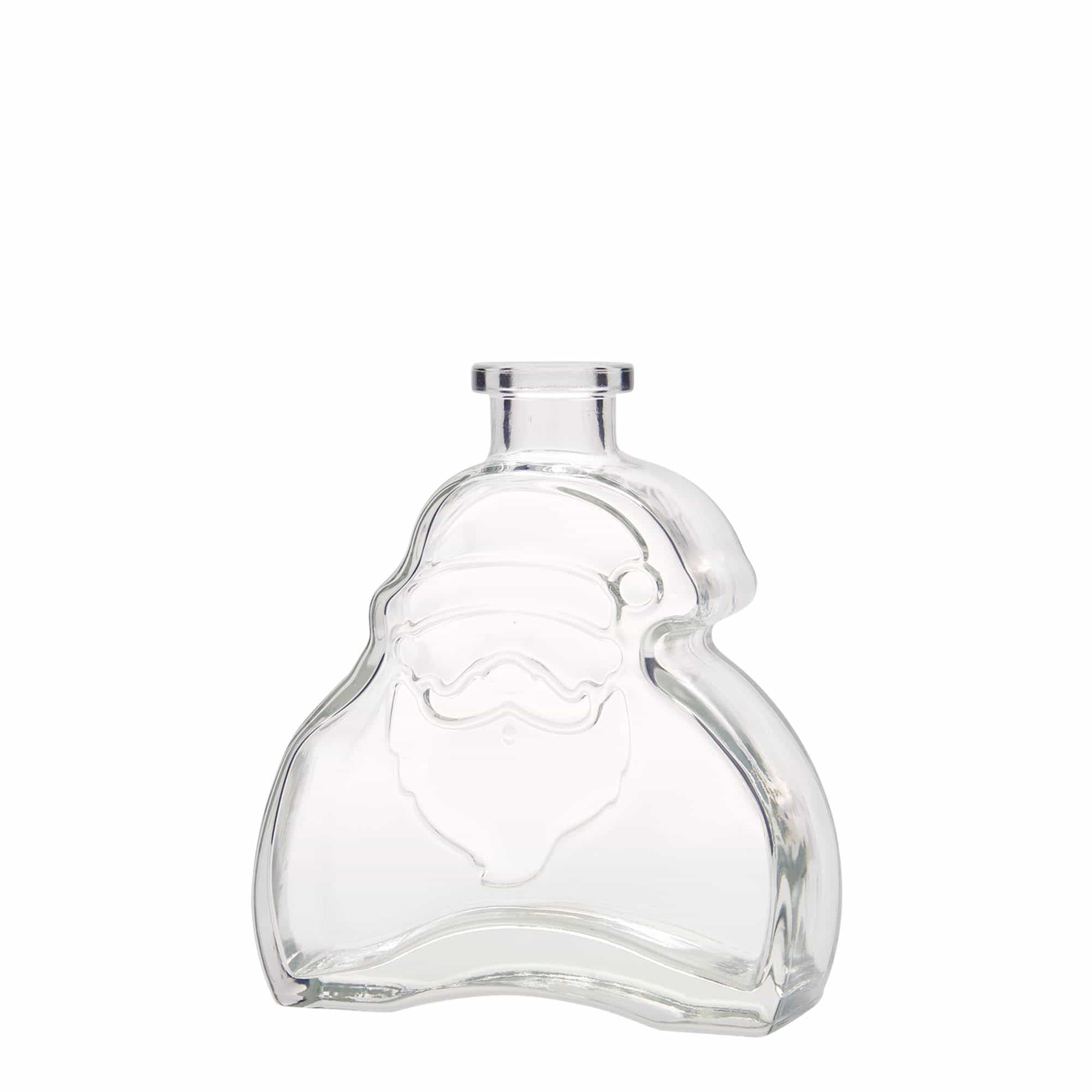 Bouteille en verre 200 ml 'Santa Claus', bouchage: bouchon