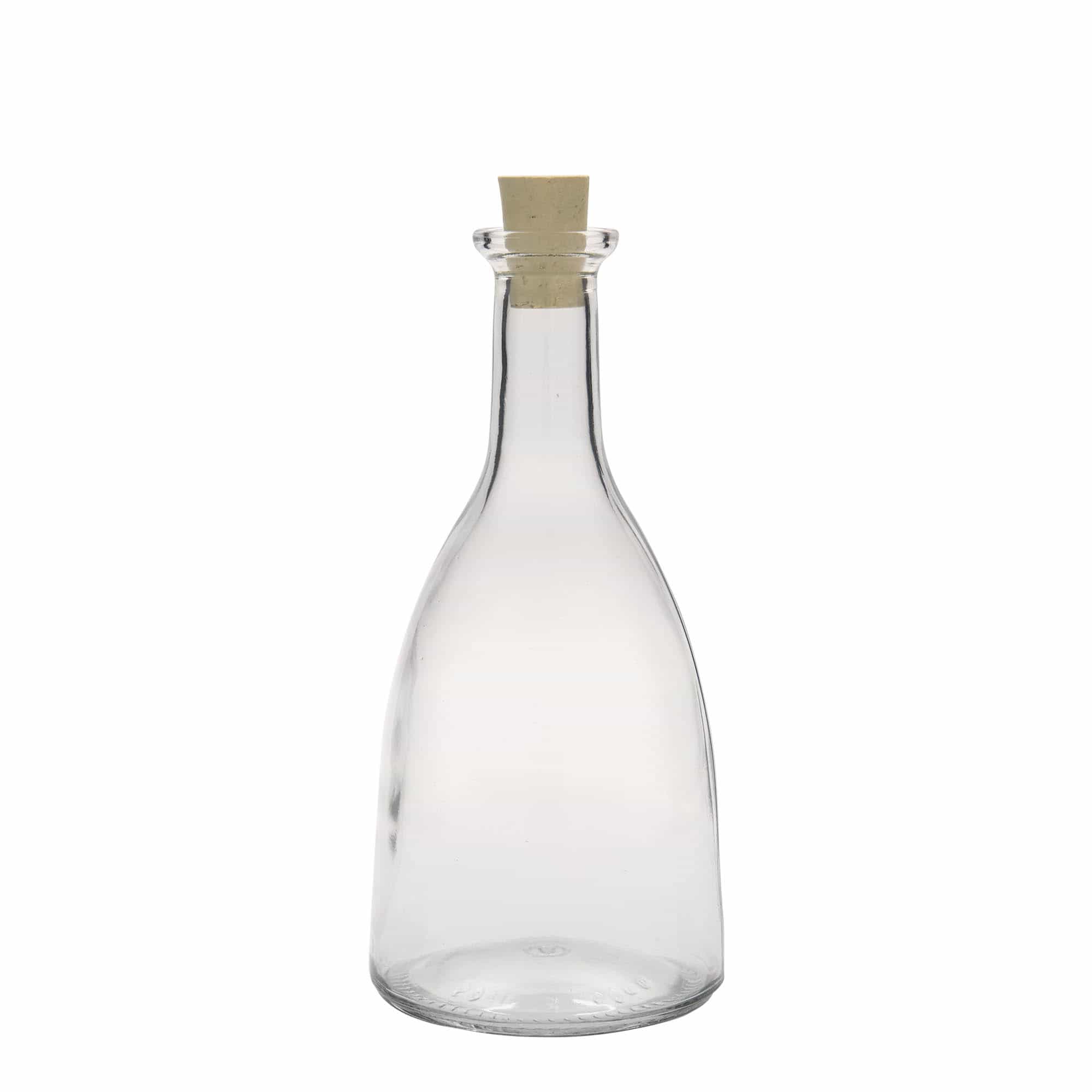 Glazen fles 'Viola', 500 ml, monding: kurk