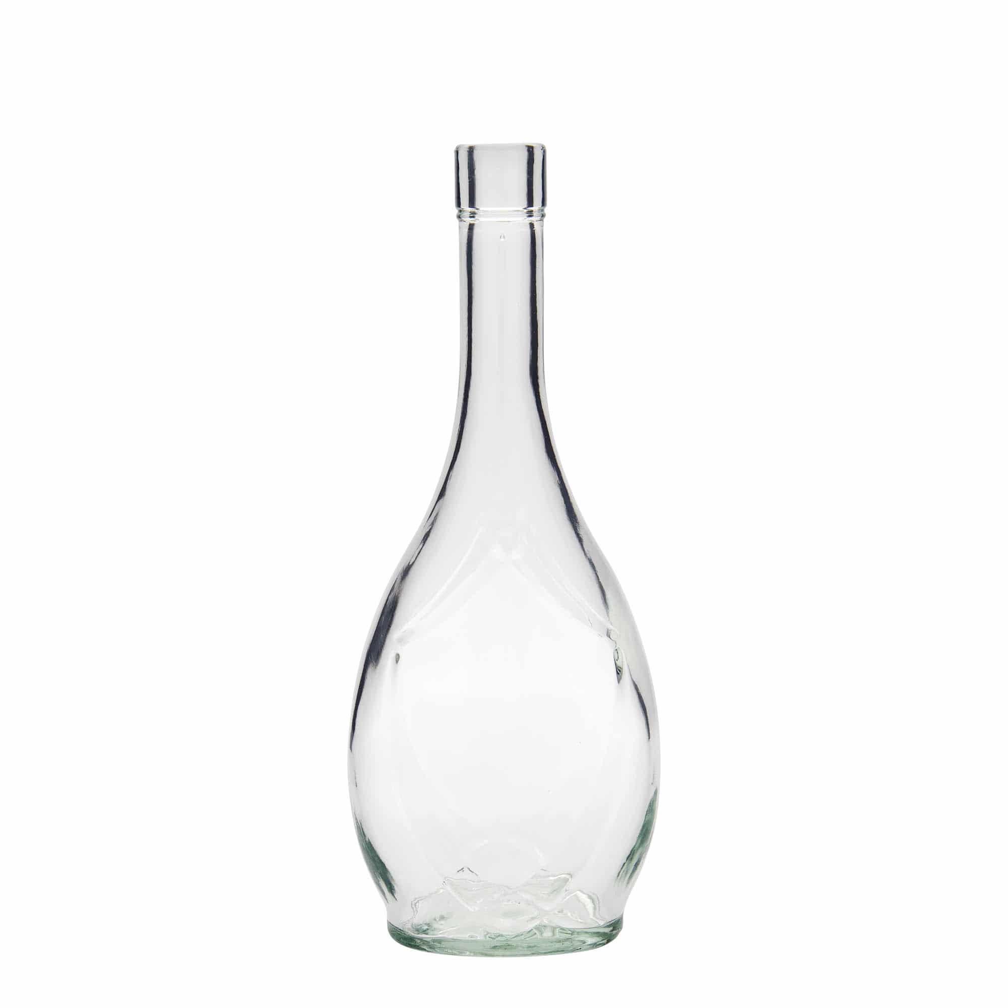 Bouteille en verre 500 ml 'Saragossa', ovale, bouchage: bouchon