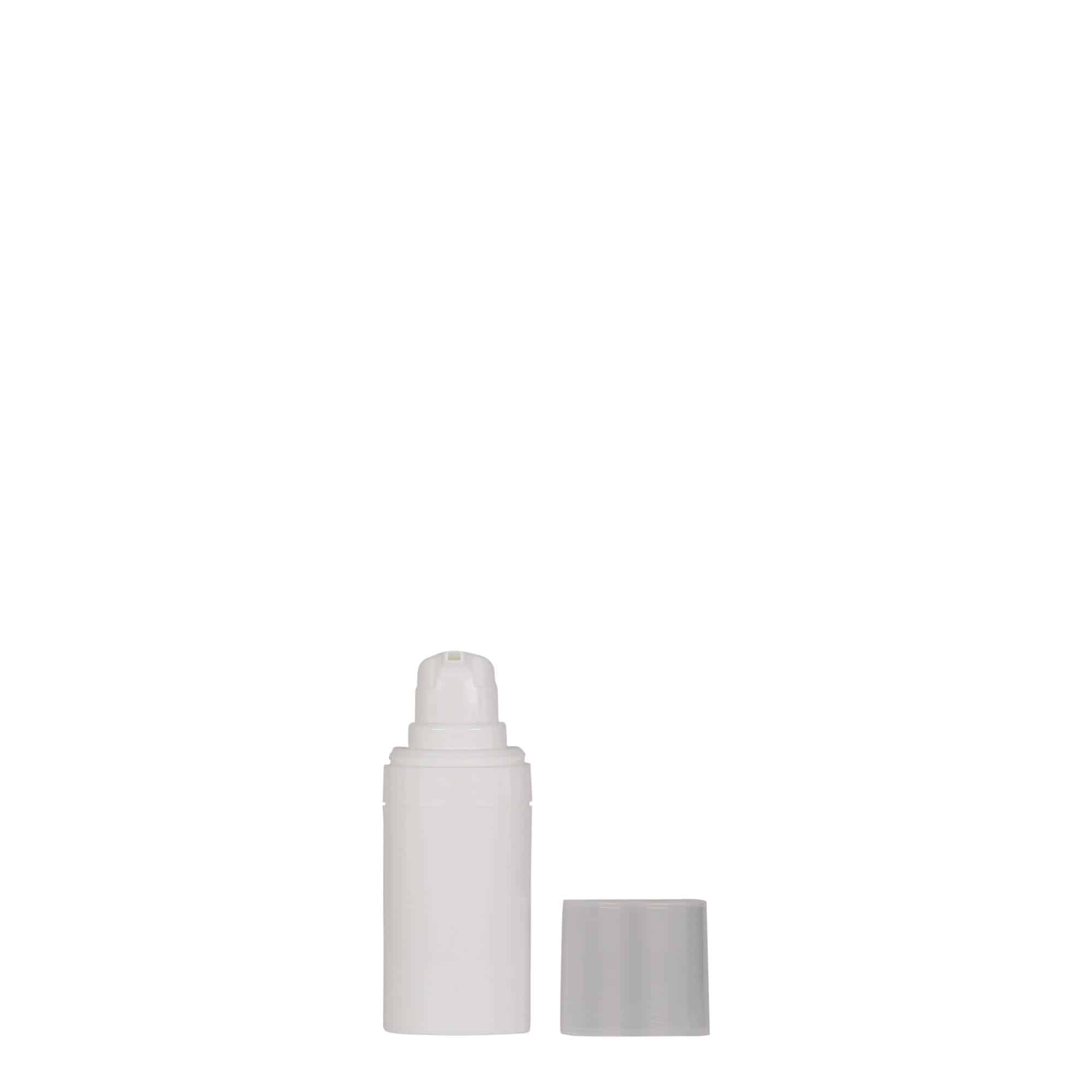 Flacon airless 15 ml 'Micro', plastique PP, blanc