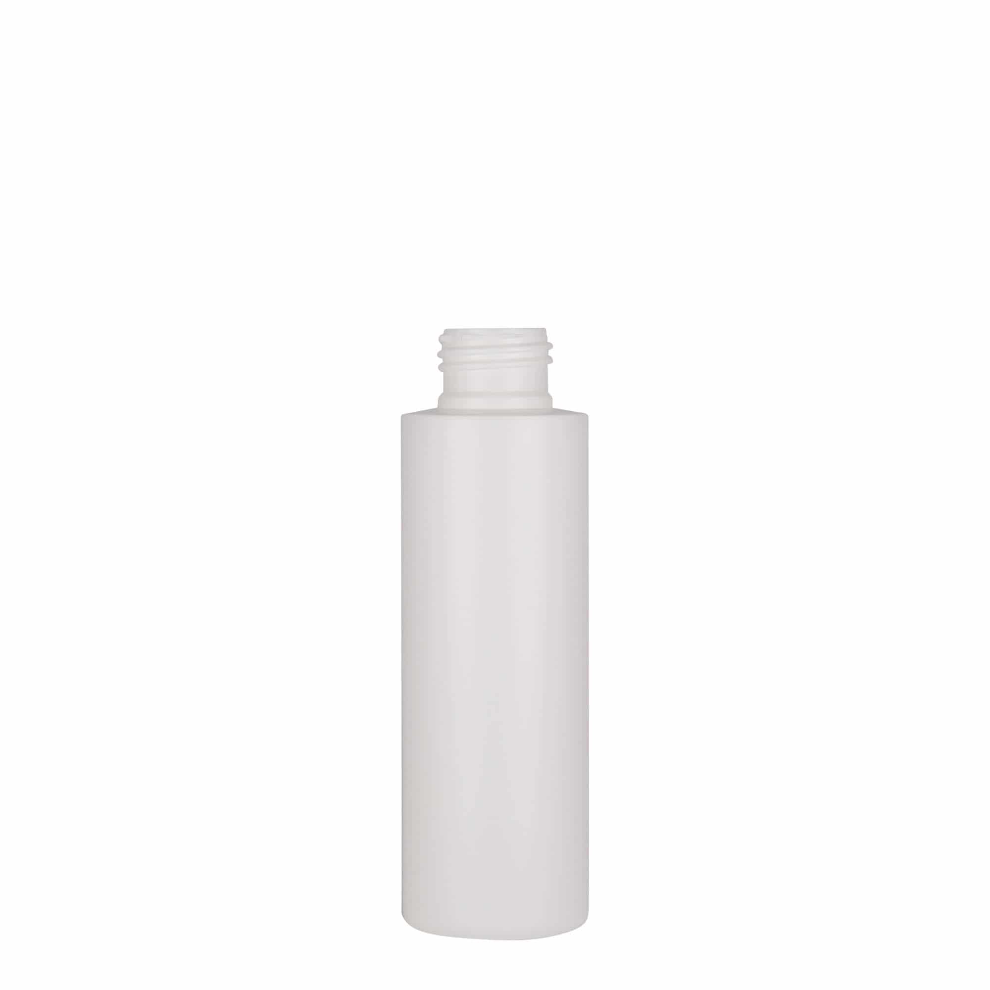 Bouteille en plastique 100 ml 'Pipe', PEHD, blanche, bouchage: GPI 24/410