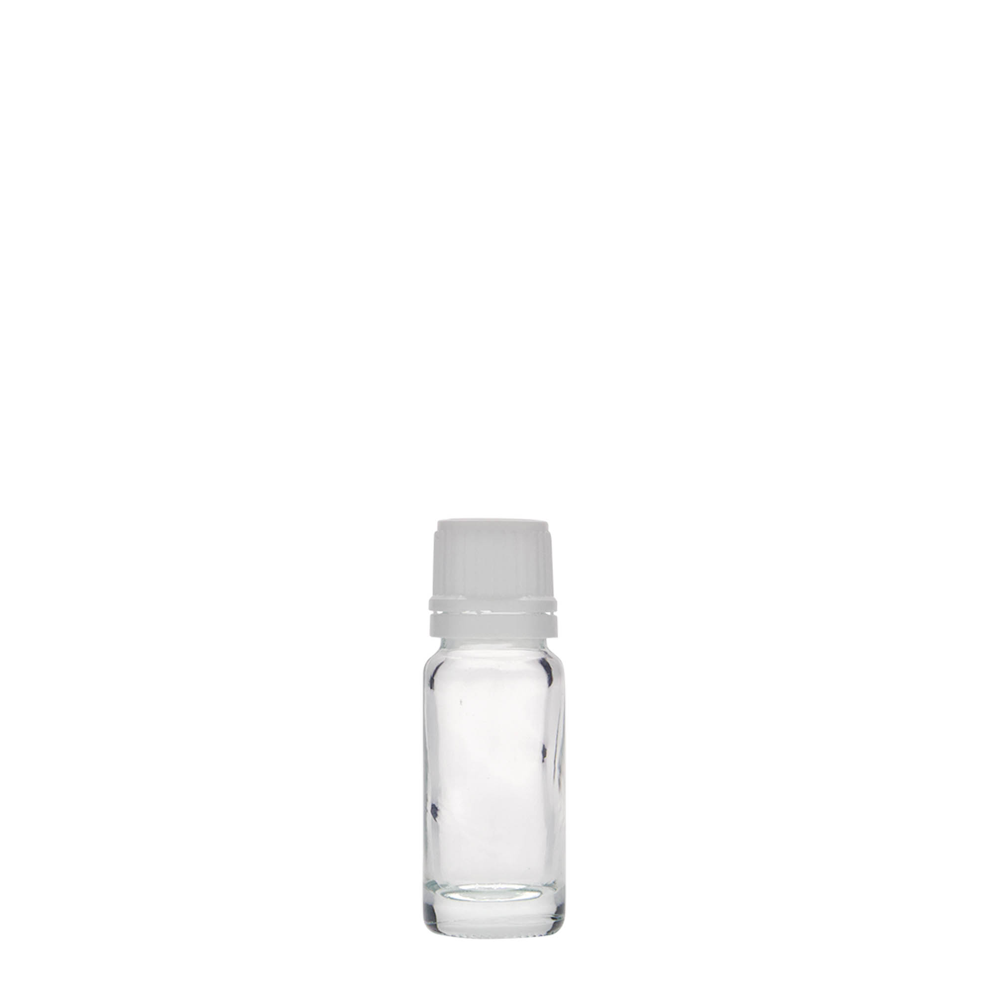 Medicijnfles, 10 ml, glas, monding: DIN 18