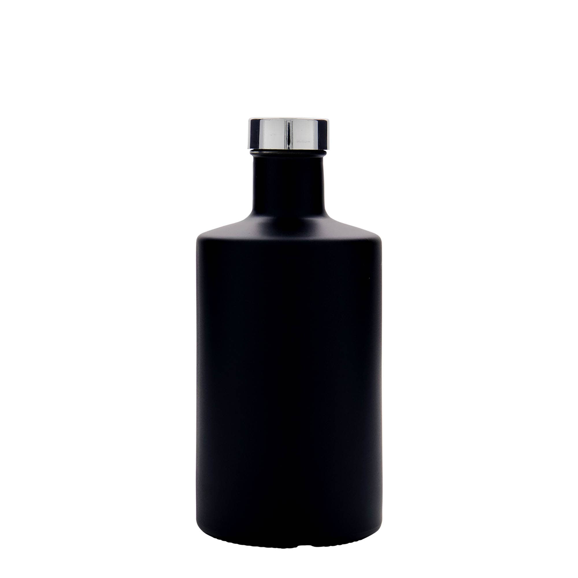 Bouteille en verre 500 ml 'Caroline', noire, bouchage: GPI 33