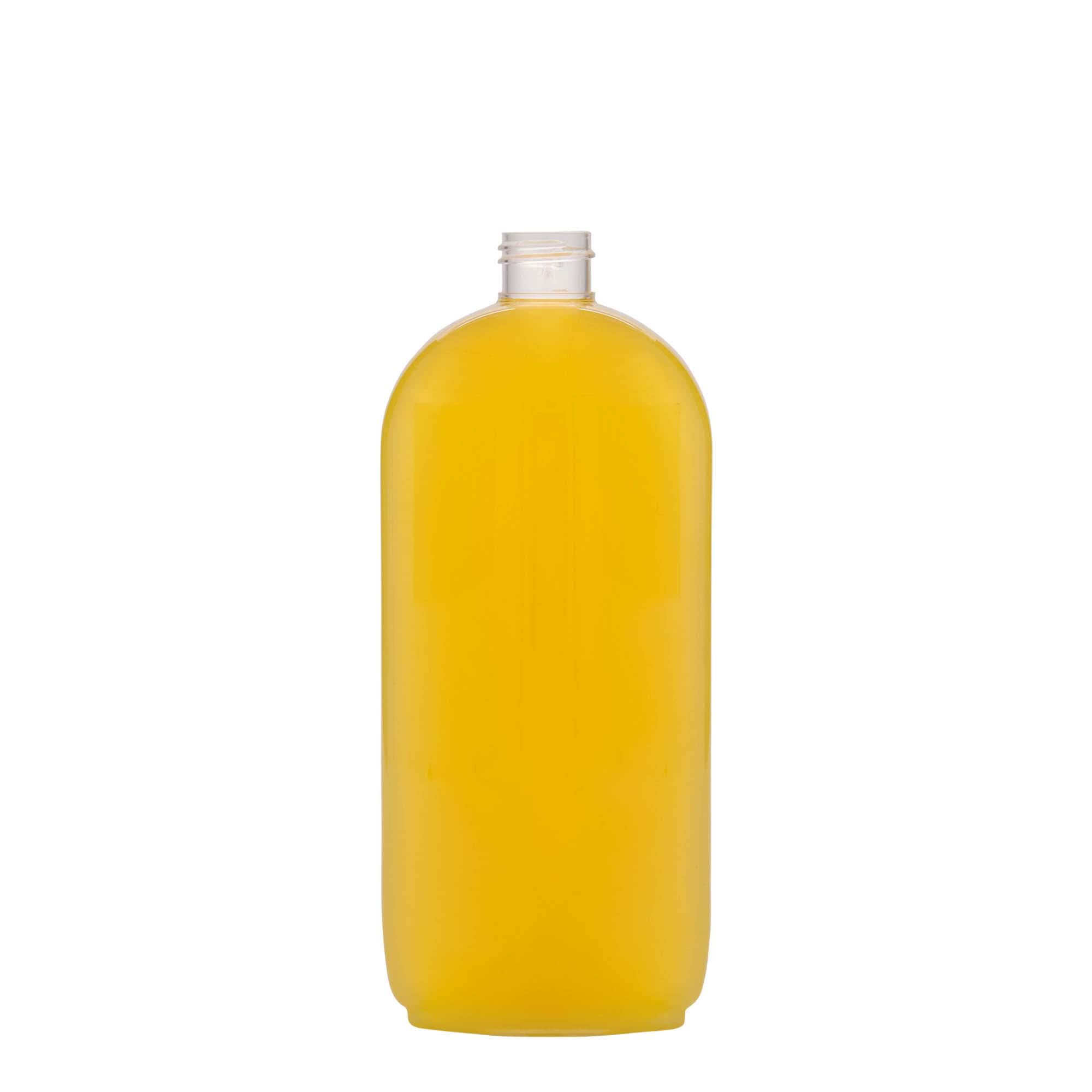 Bouteille en PET 500 ml 'Iris', ovale, plastique, bouchage: GPI 24/410