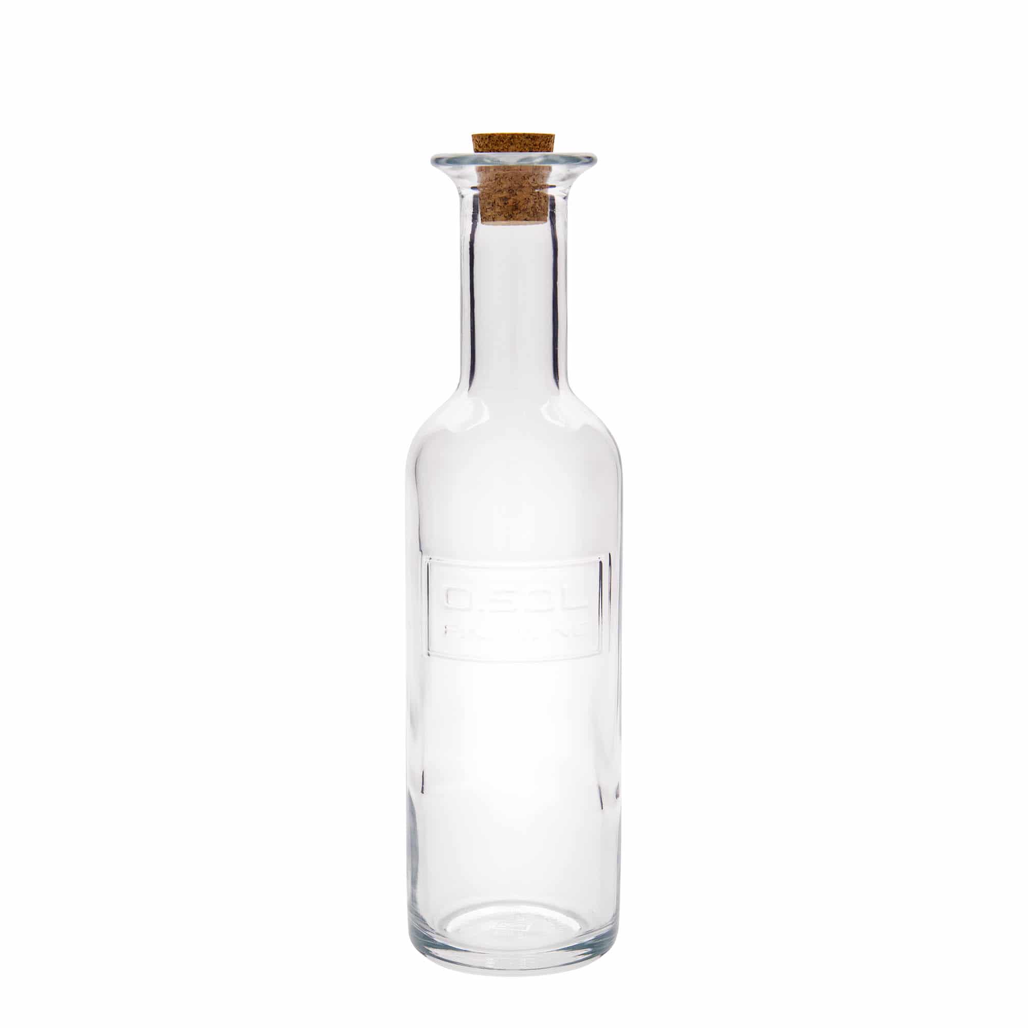 Glazen fles 'Optima Fine Wine', 500 ml, monding: kurk