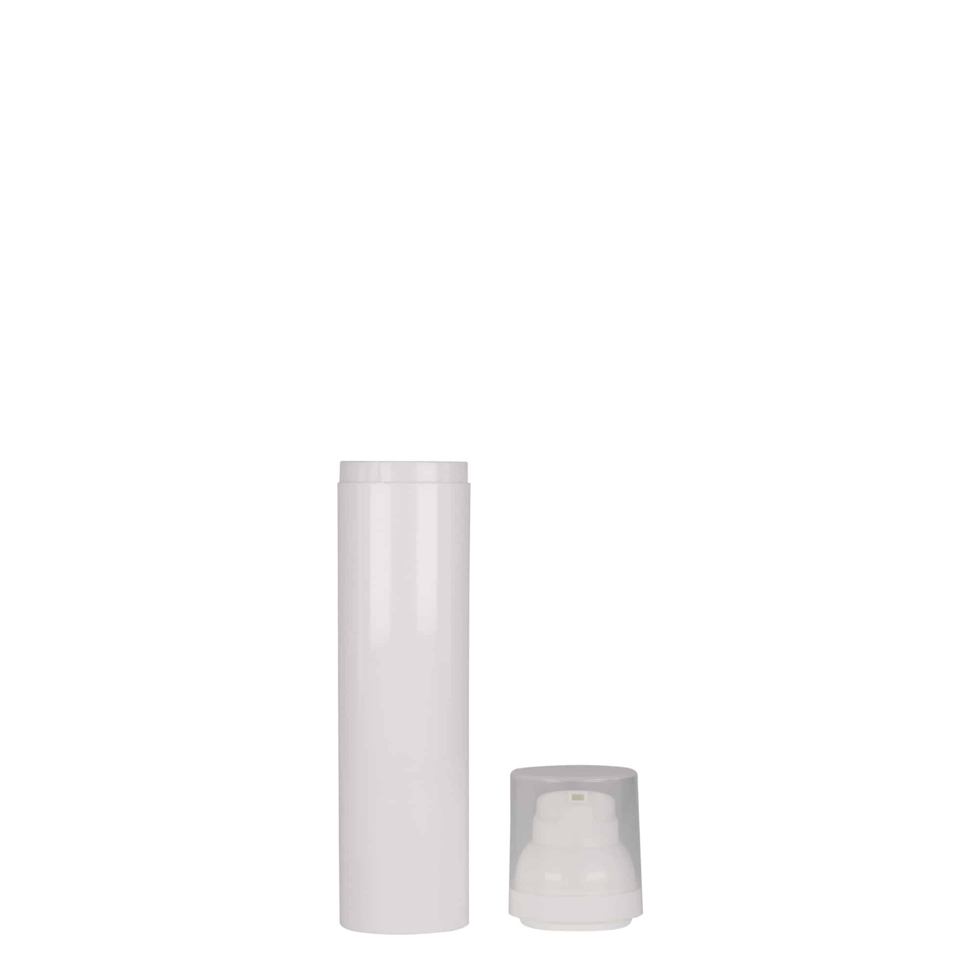 Flacon airless 100 ml 'Mezzo', plastique PP, blanc