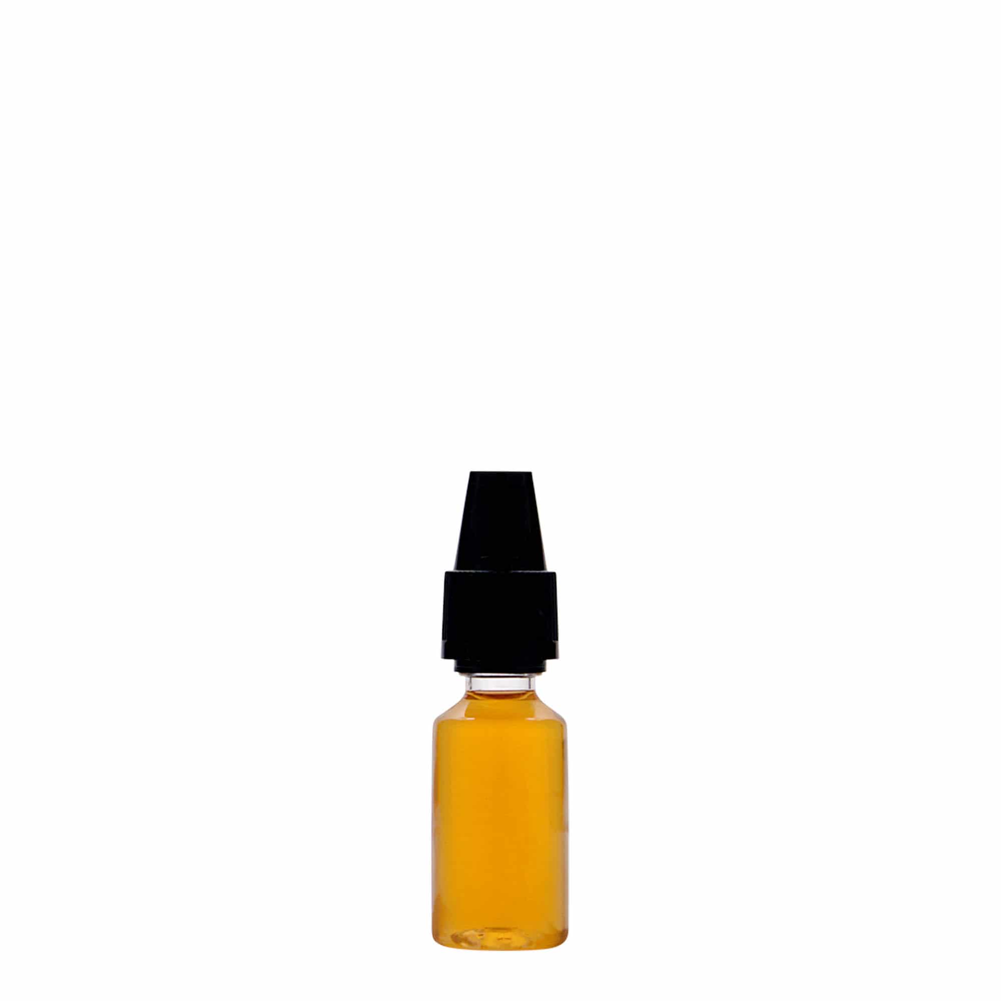 Petfles 'E-Liquid', 10 ml, met kwaliteitsborging en kinderbeveiliging, kunststof, monding: schroefsluiting