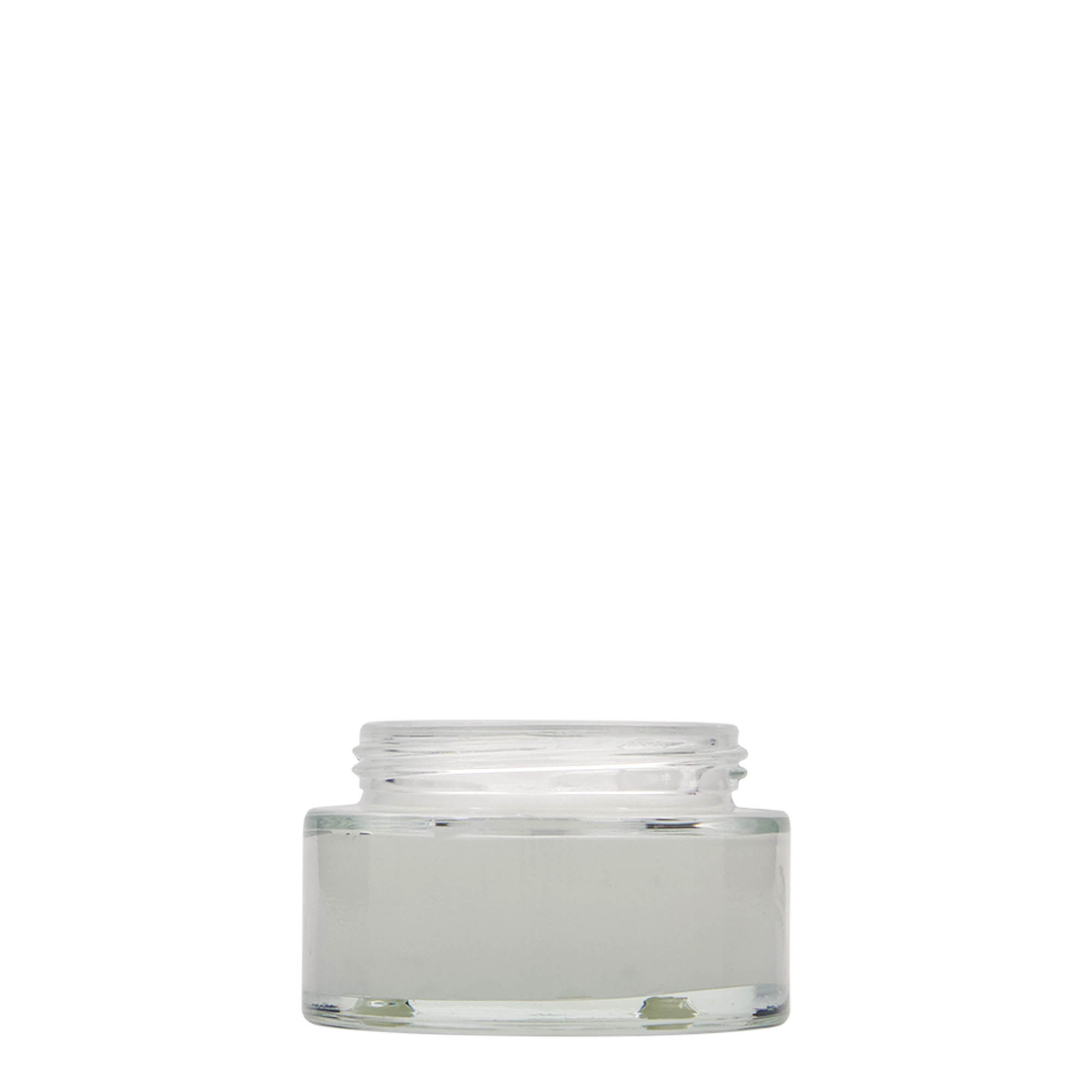 Pot 50 ml 'Clear Edition', verre, bouchage: Bougage à vis