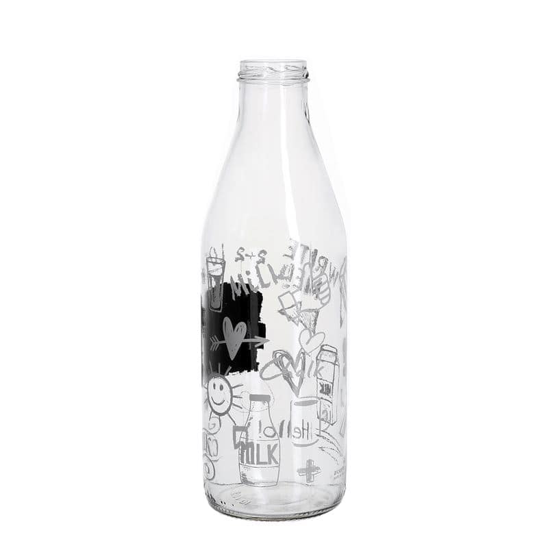 Bouteille de lait 1 000 ml 'Lavagna', bouchage: Twist-Off (TO 43)