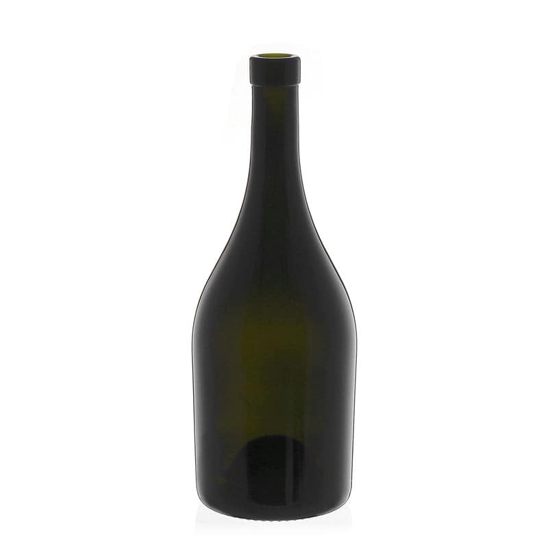 Bouteille de vin 750 ml 'Exclusive', vert antique, bouchage: bouchon