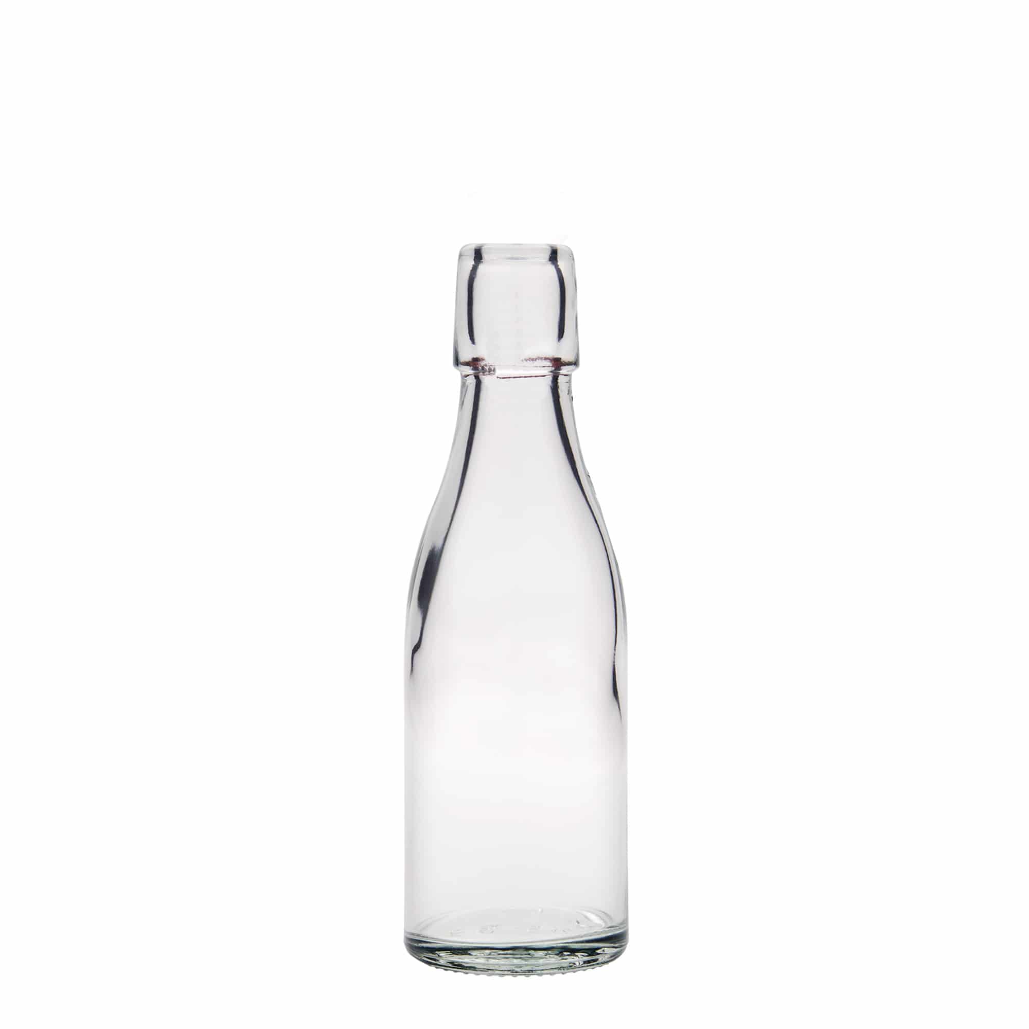 Glazen fles 'Paul', 200 ml, monding: beugelsluiting