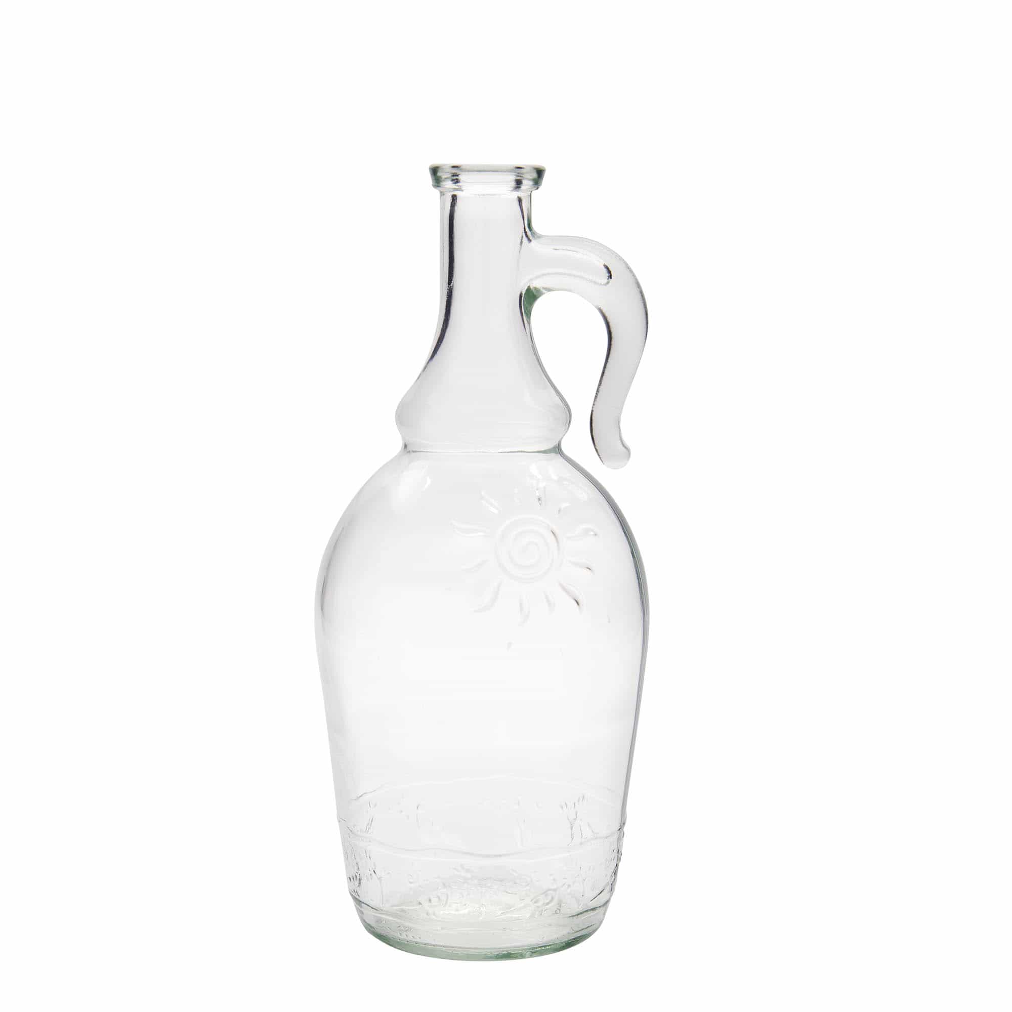 Bouteille en verre 1 000 ml 'Sunny', bouchage: bouchon