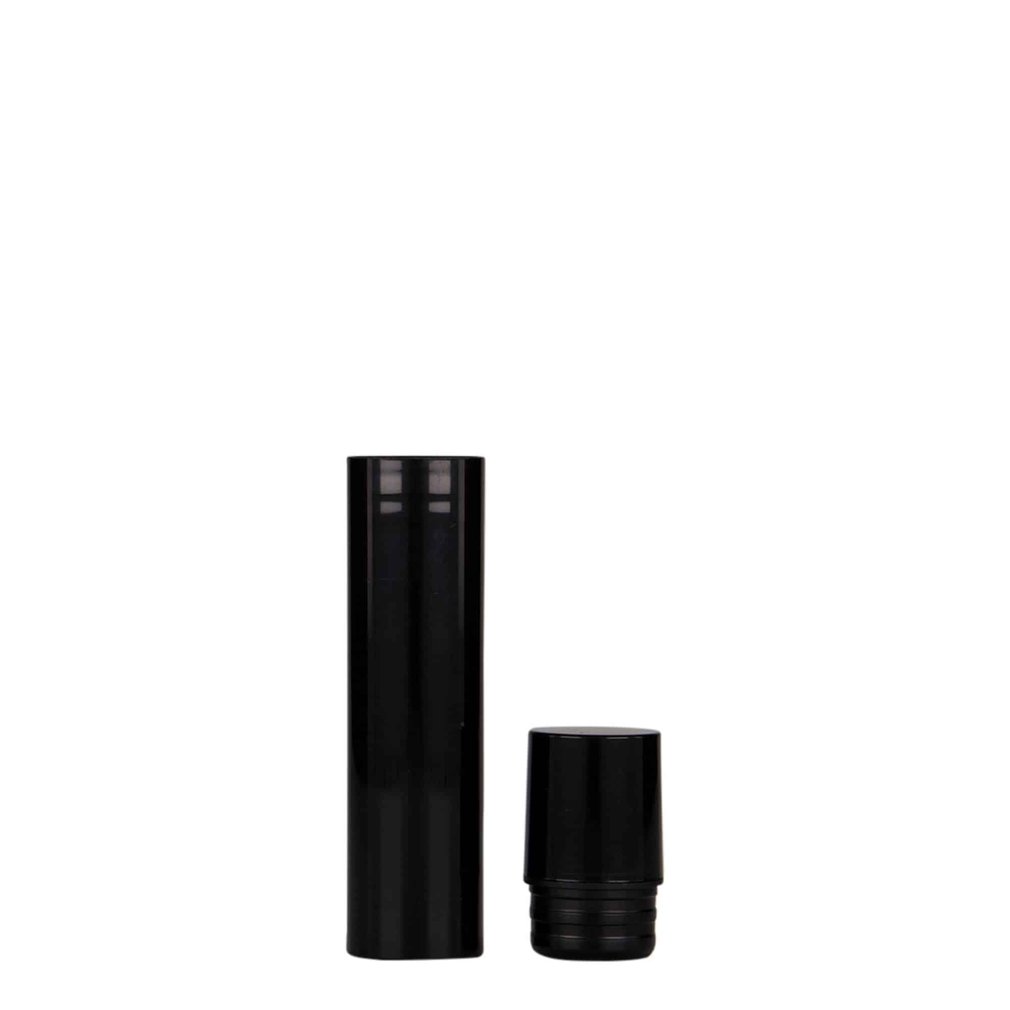 Flacon airless 15 ml 'Nano', plastique PP, noir